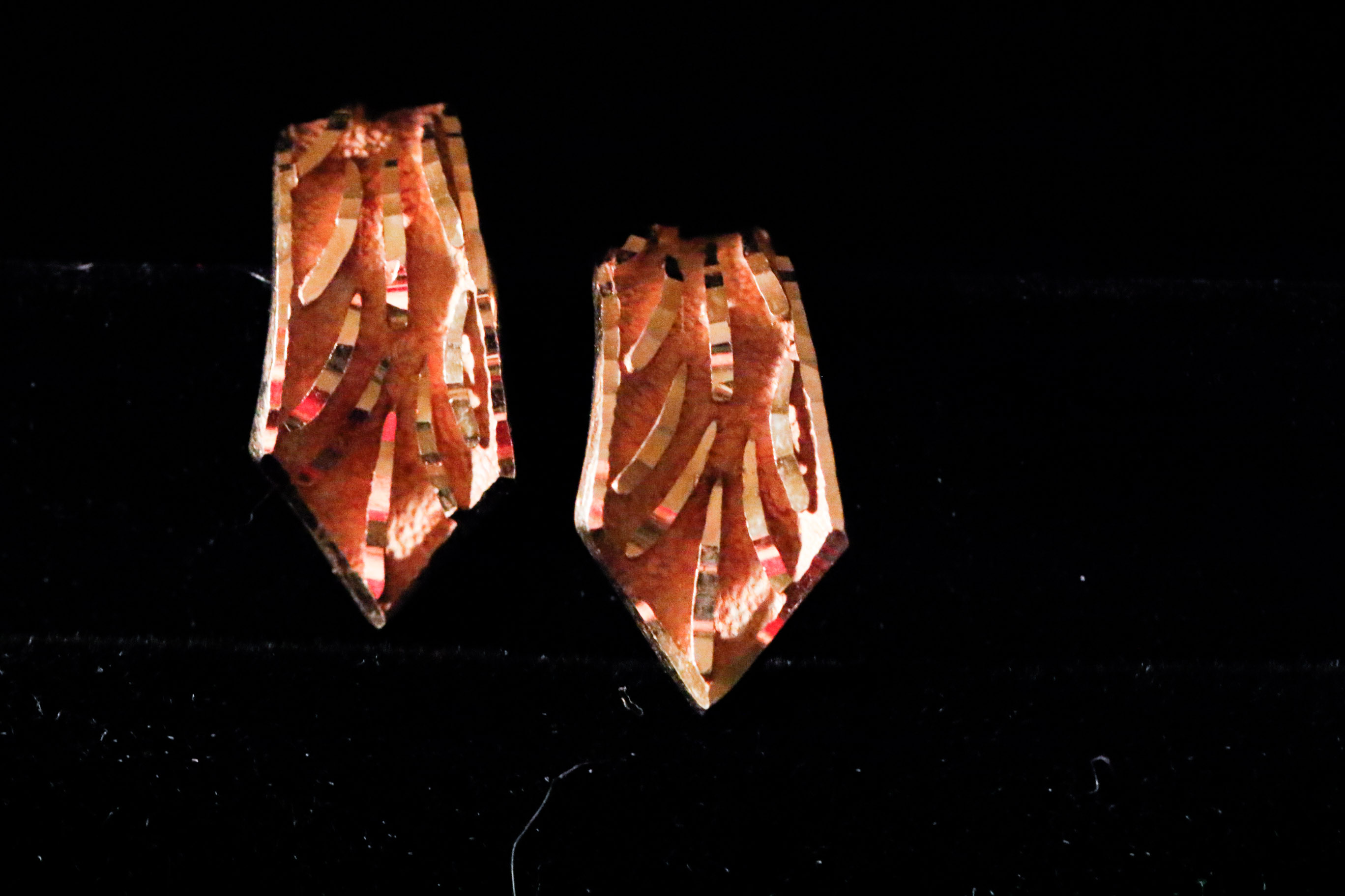 18K Gold Clip Back Earrings