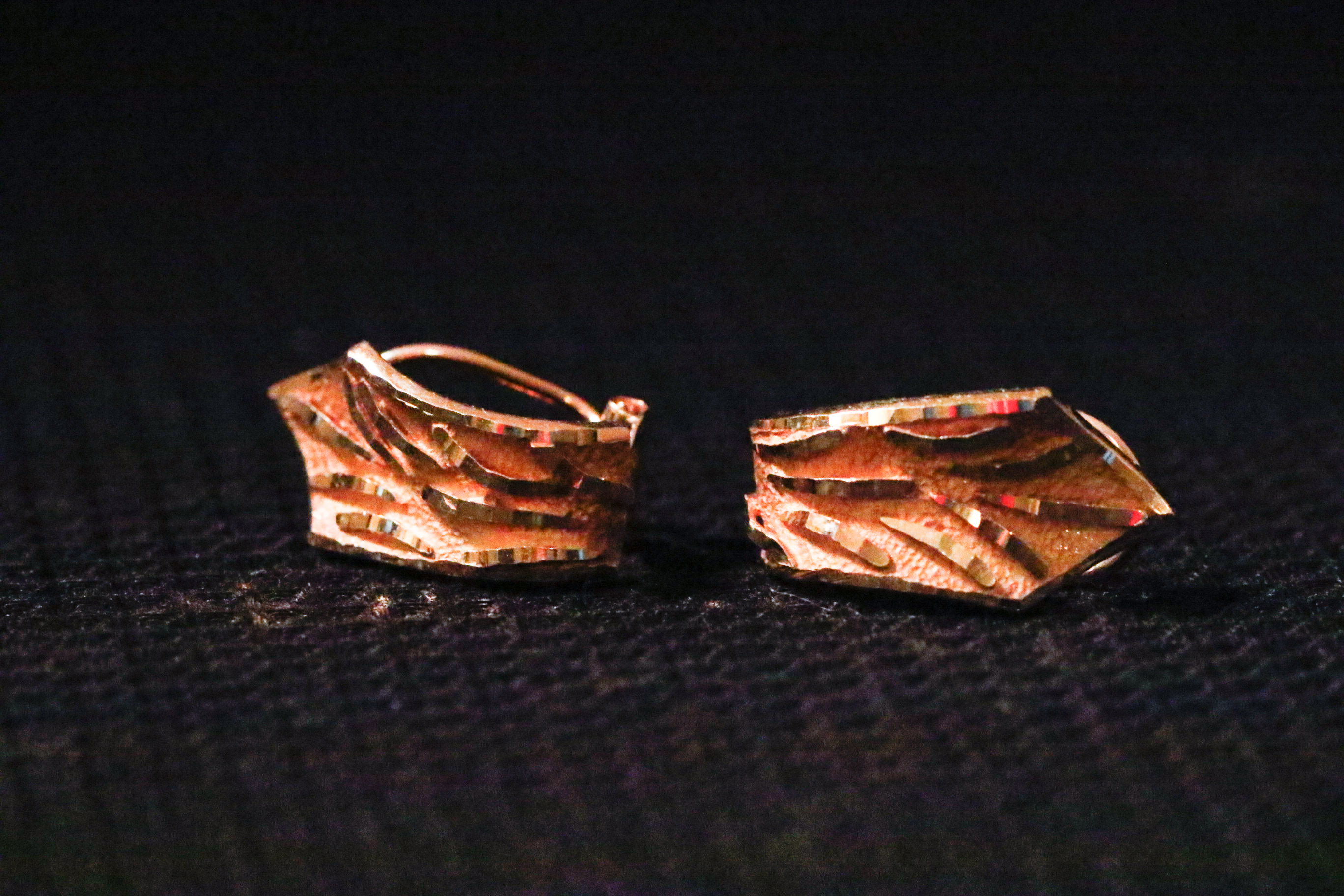 18K Gold Clip Back Earrings
