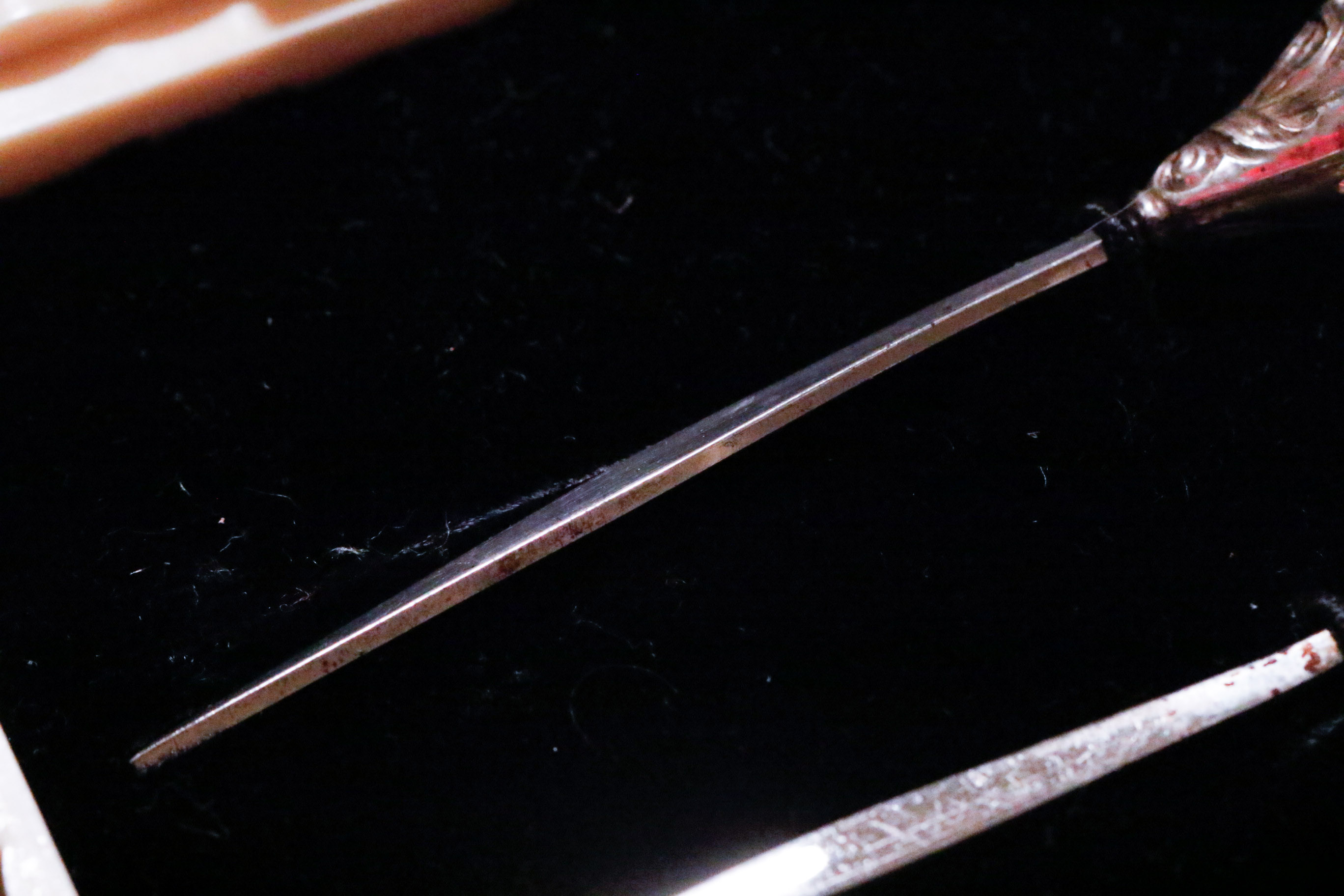 Two Sets of Six Sterling Silver Hors D'oeuvre Picks