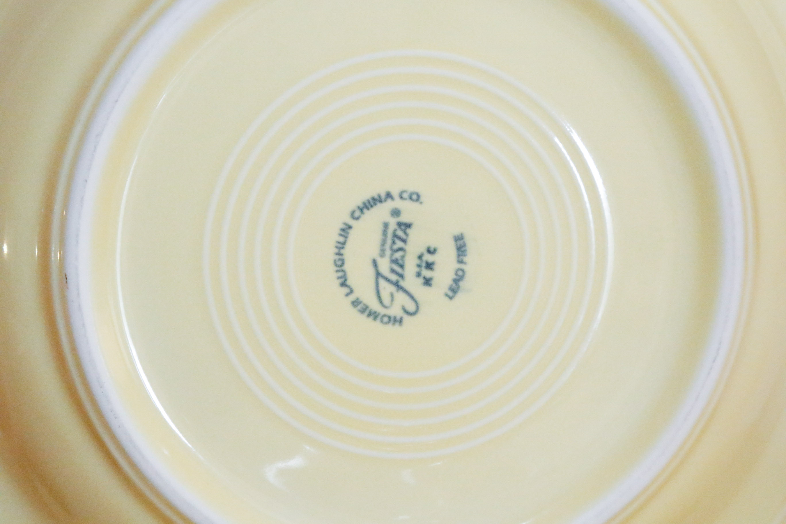 Fiestaware Collection in Persimmon and Post 86' Yellow