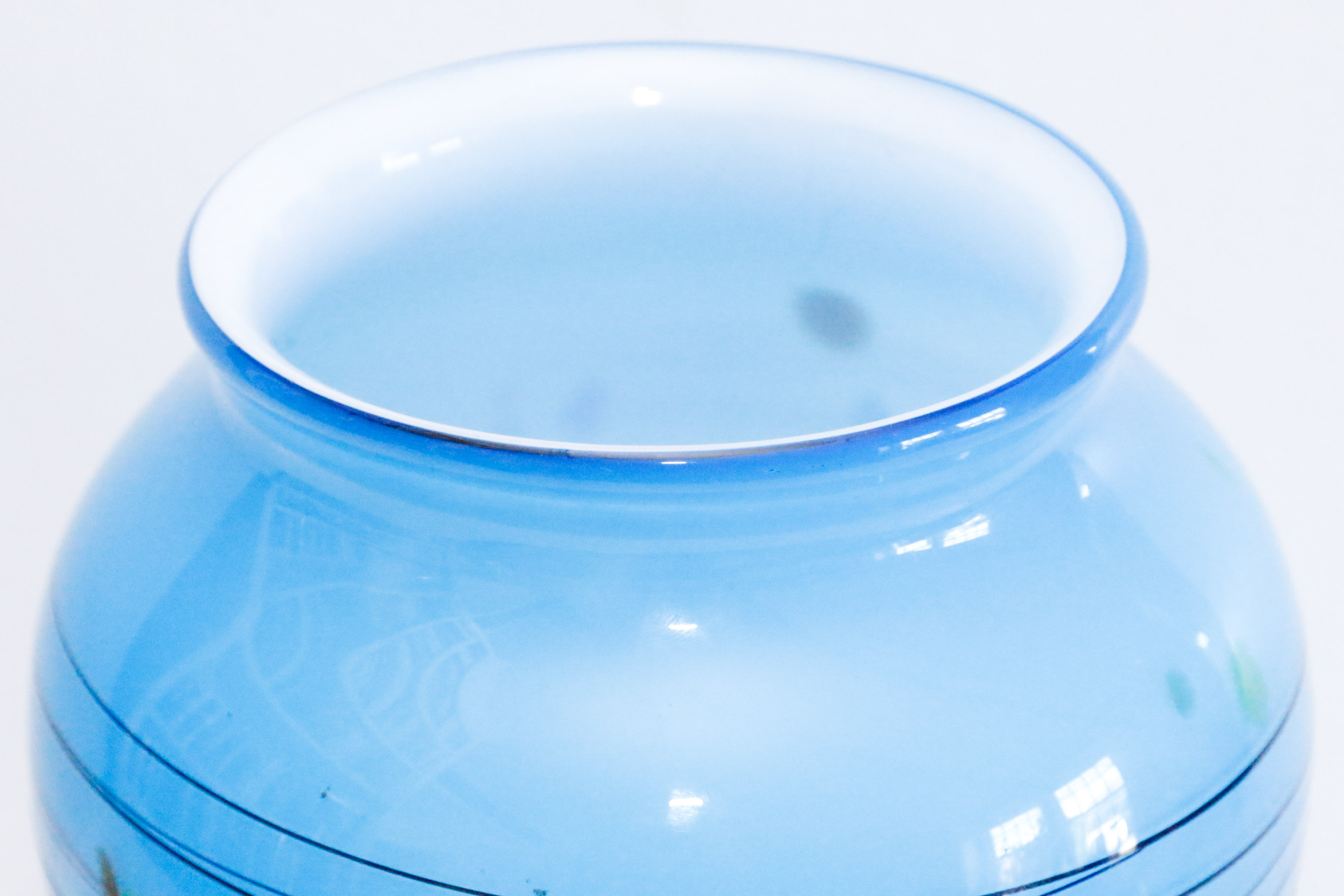 Multi-Color Art Glass Vase