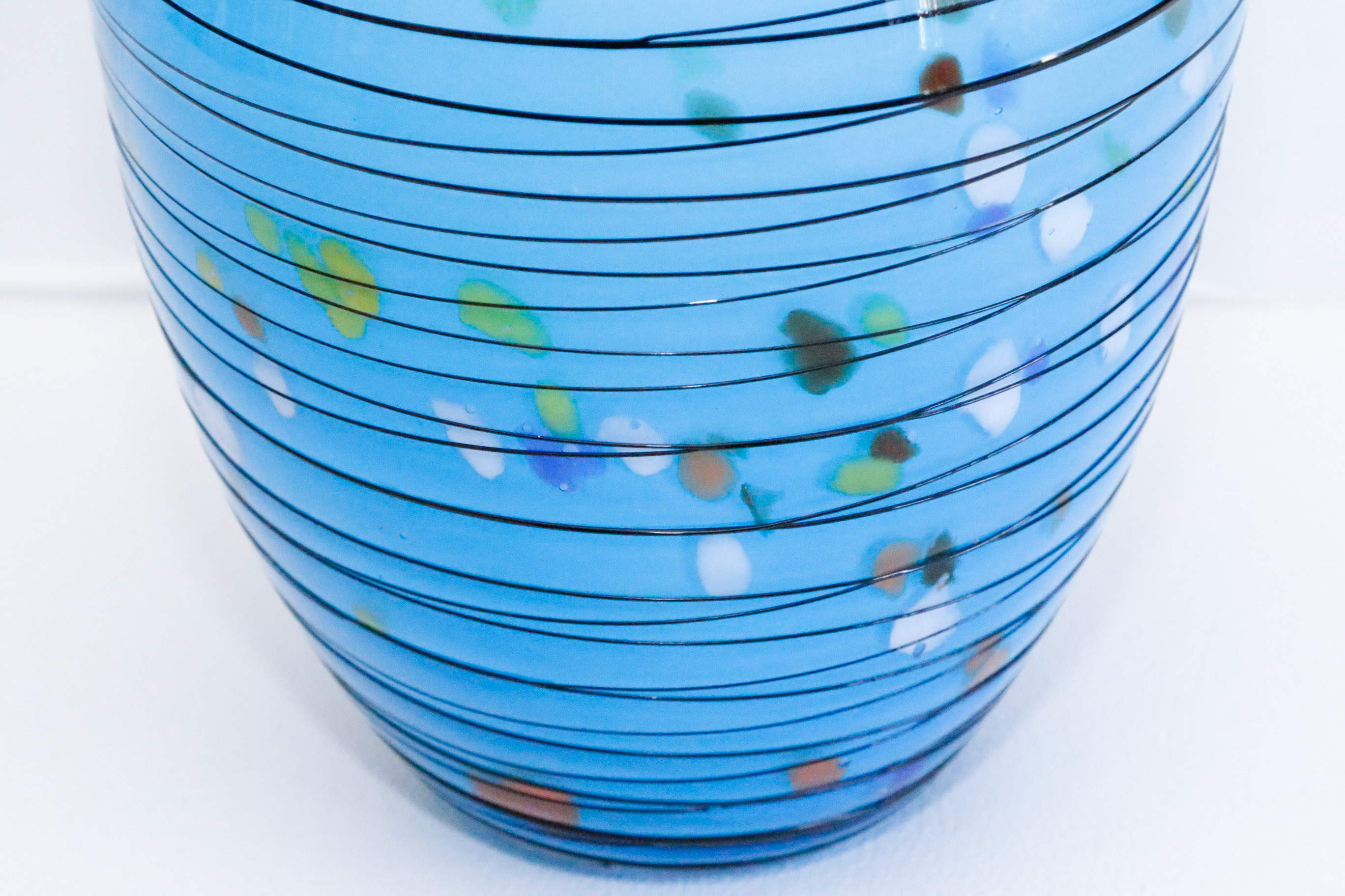 Multi-Color Art Glass Vase