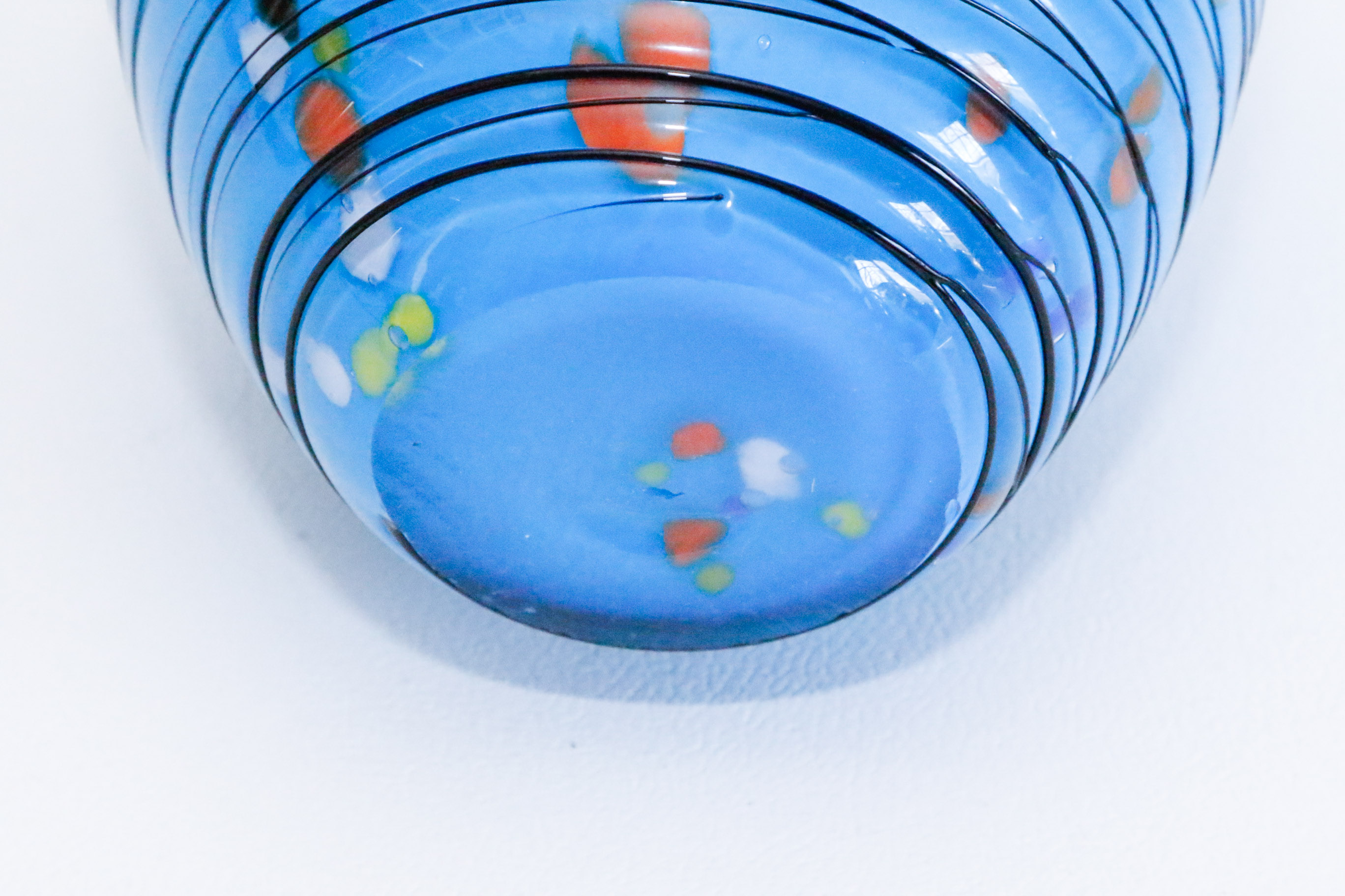 Multi-Color Art Glass Vase