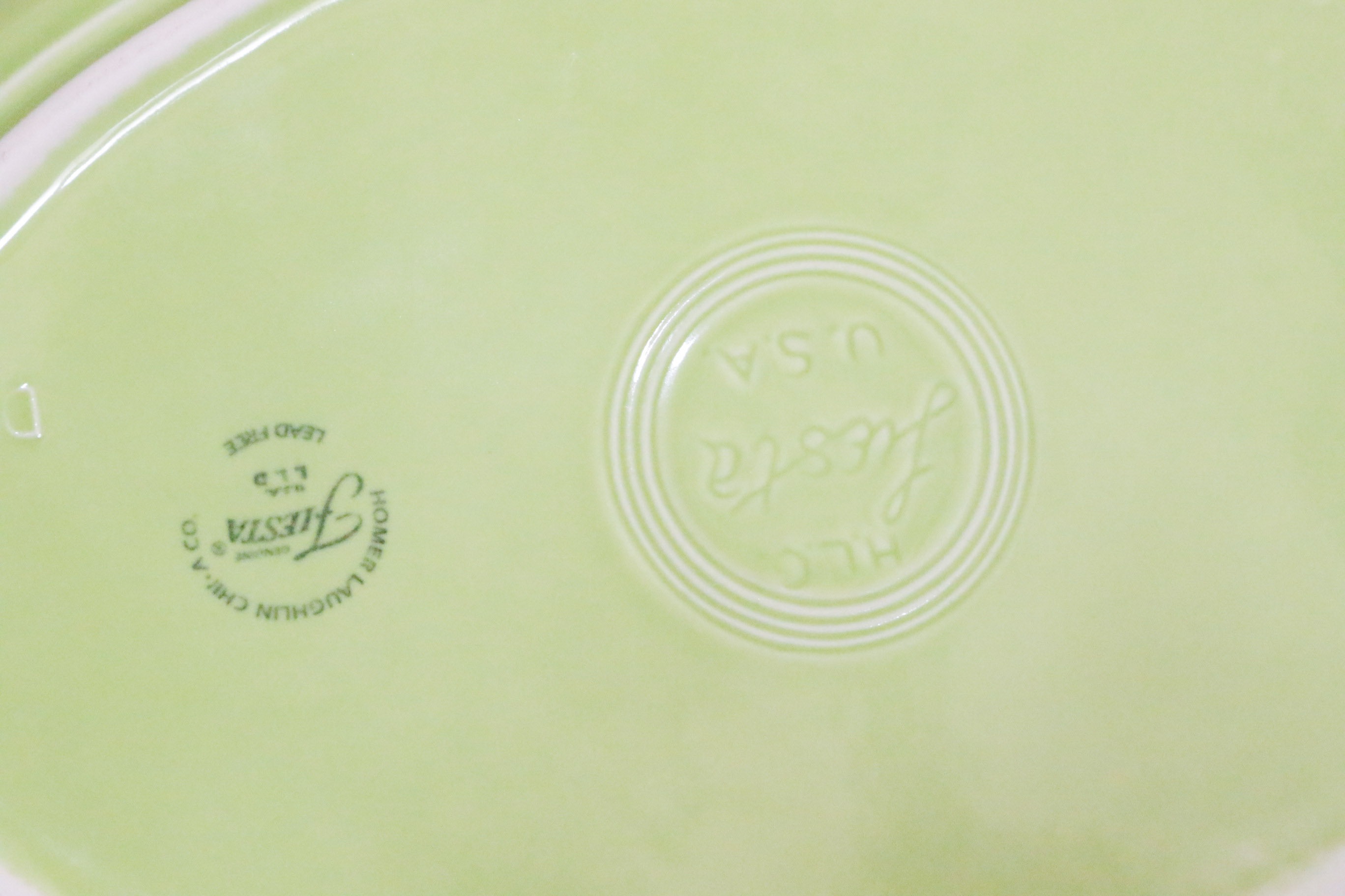 Fiestaware Collection in Sapphire, Chartreuse and Turqoise