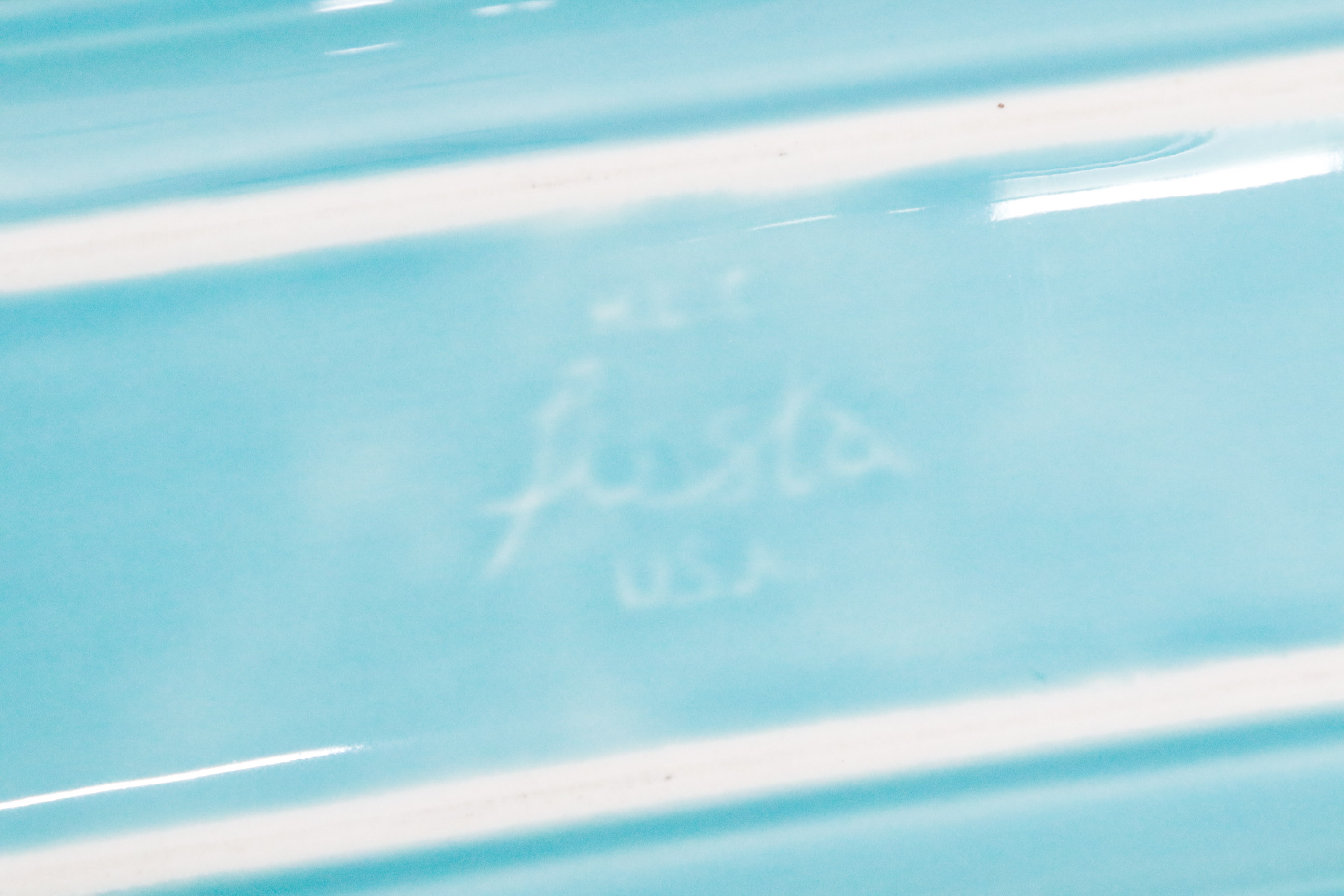 Fiestaware Collection in Sapphire, Chartreuse and Turqoise