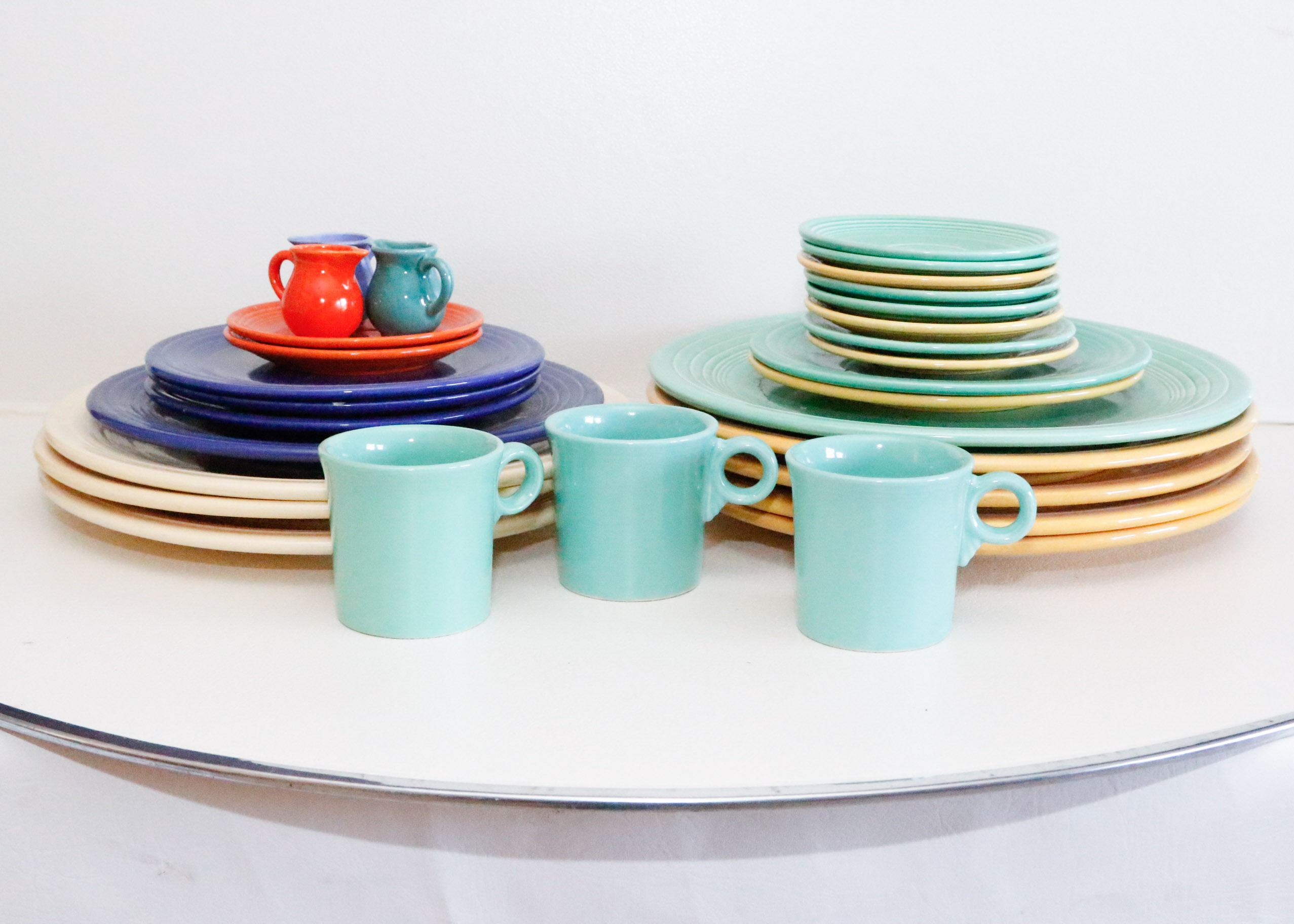 Fiestaware Collection in Original Colors