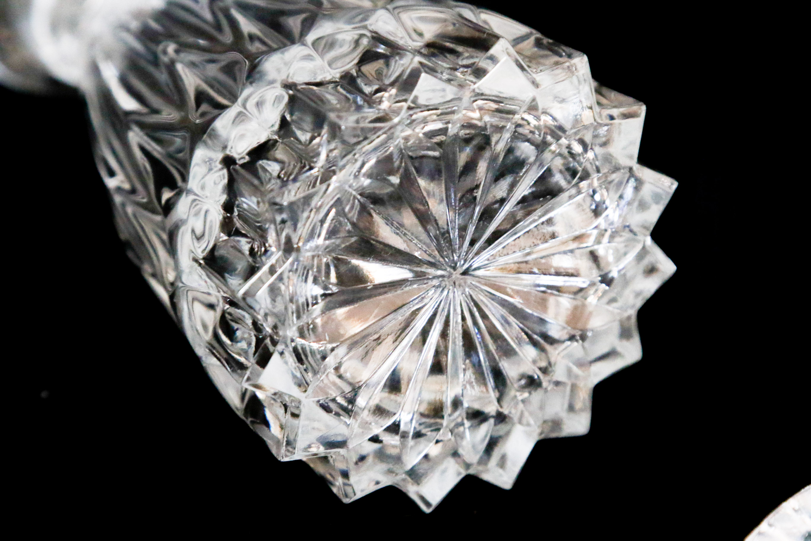 Crystal Perfume Bottles and Ring Holder