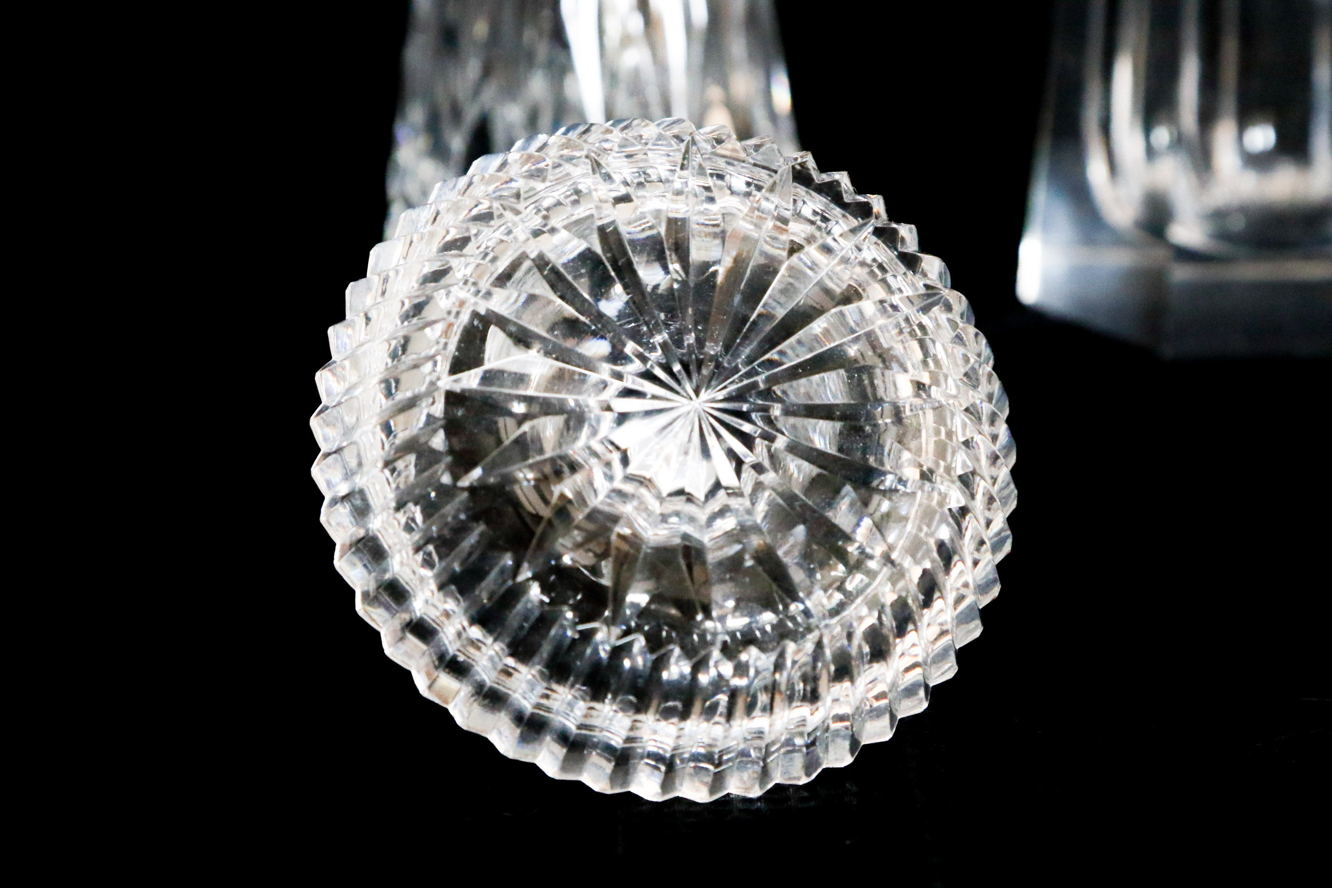 Crystal Perfume Bottles and Ring Holder