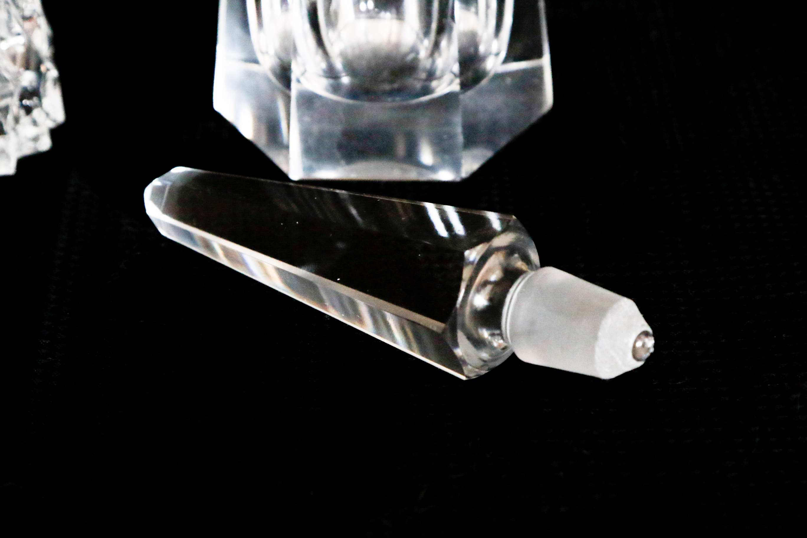 Crystal Perfume Bottles and Ring Holder