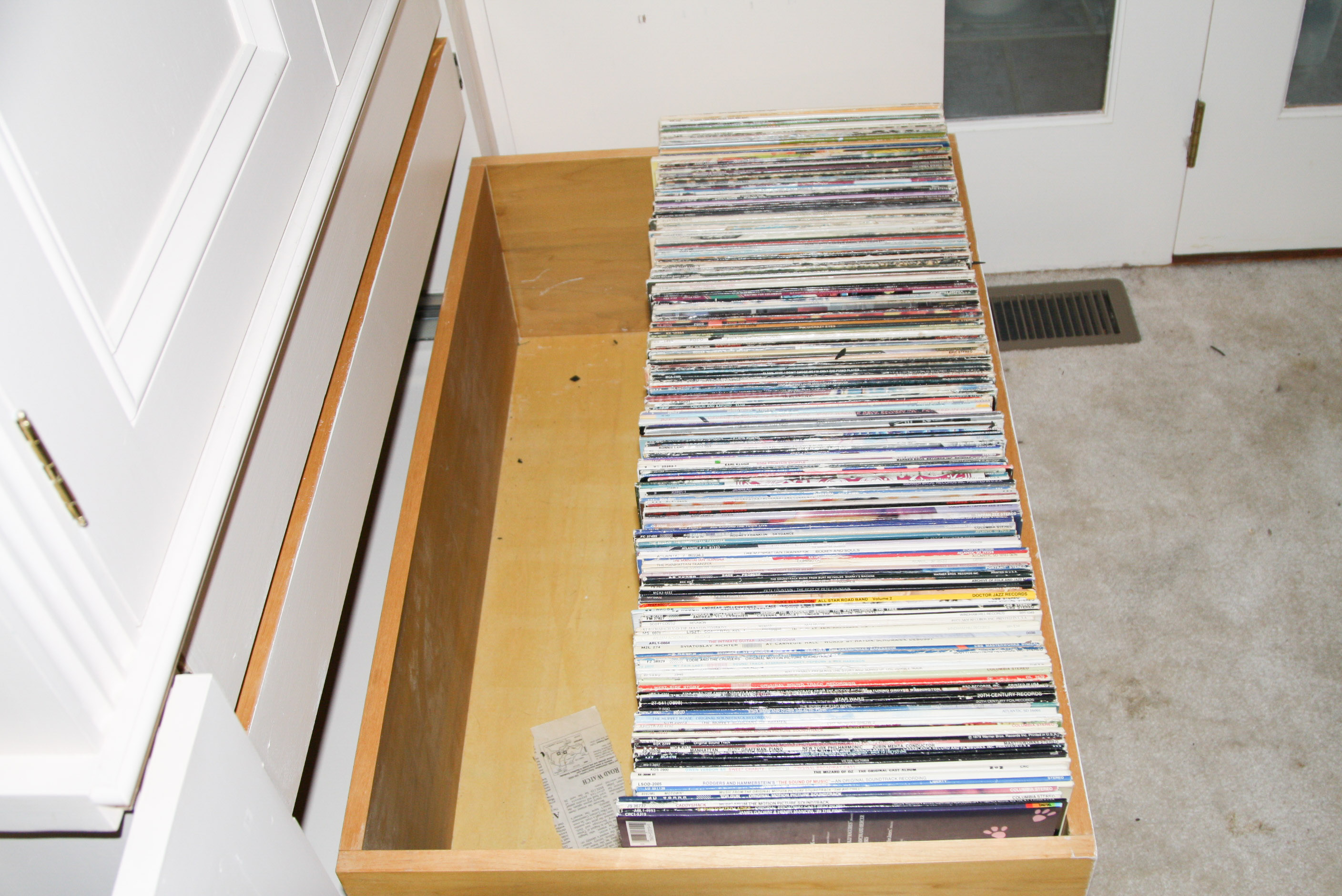 Collection of Vinyl Record LPs and 45s