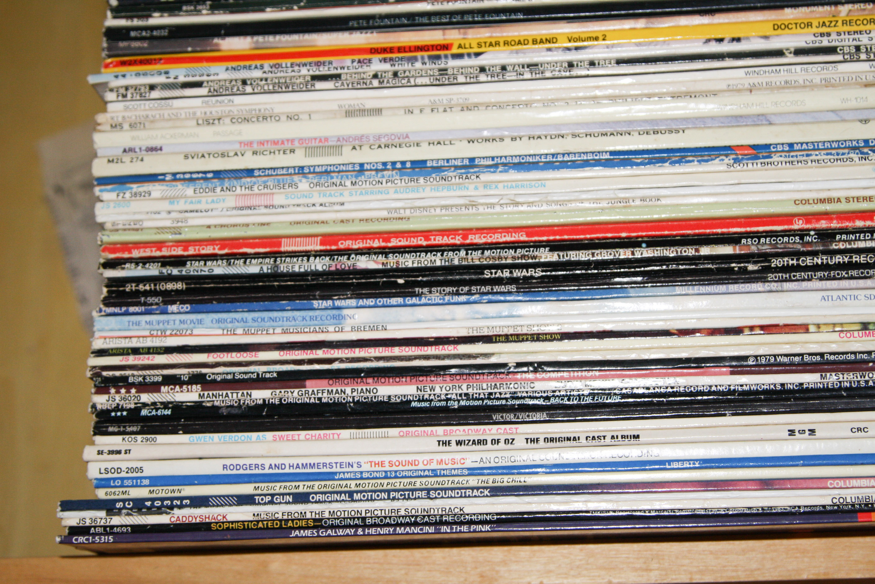 Collection of Vinyl Record LPs and 45s