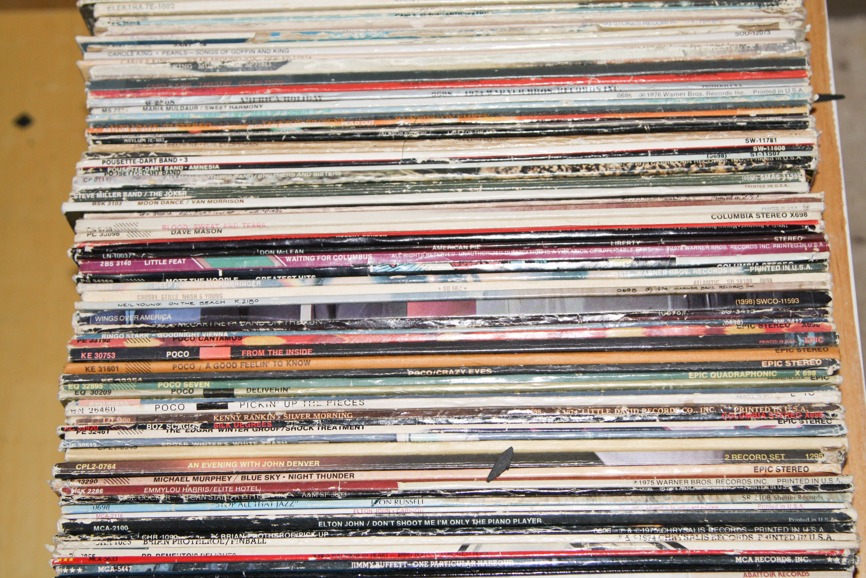 Collection of Vinyl Record LPs and 45s