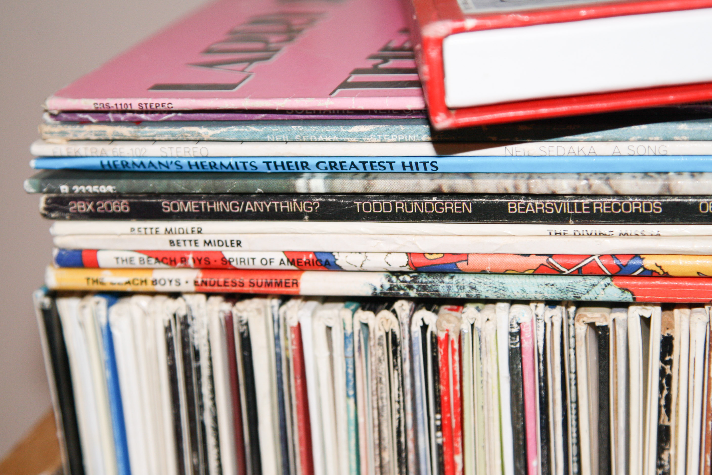 Collection of Vinyl Record LPs and 45s