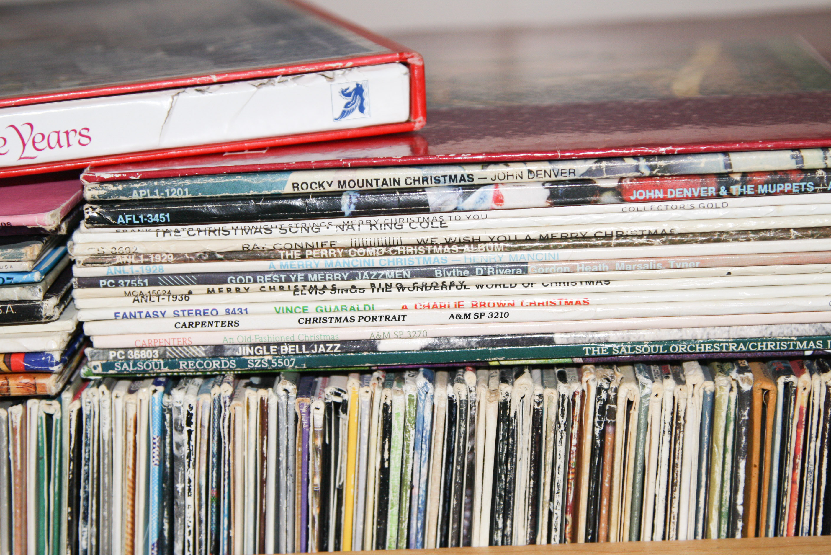 Collection of Vinyl Record LPs and 45s