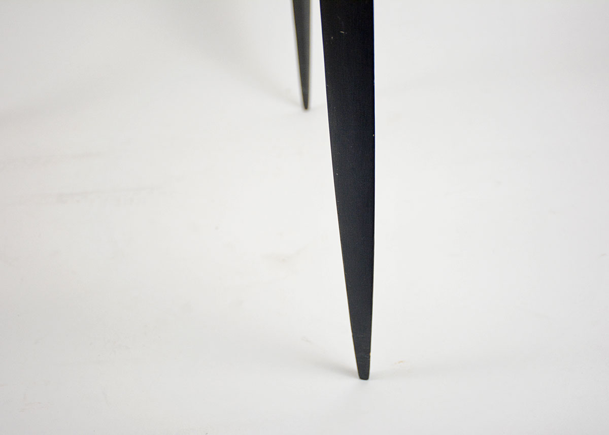 Mid Century Modern Fritz Hansen Teak Tray Folding Table