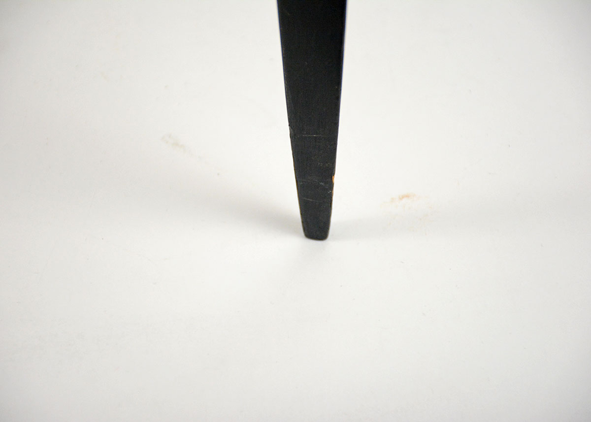 Mid Century Modern Fritz Hansen Teak Tray Folding Table