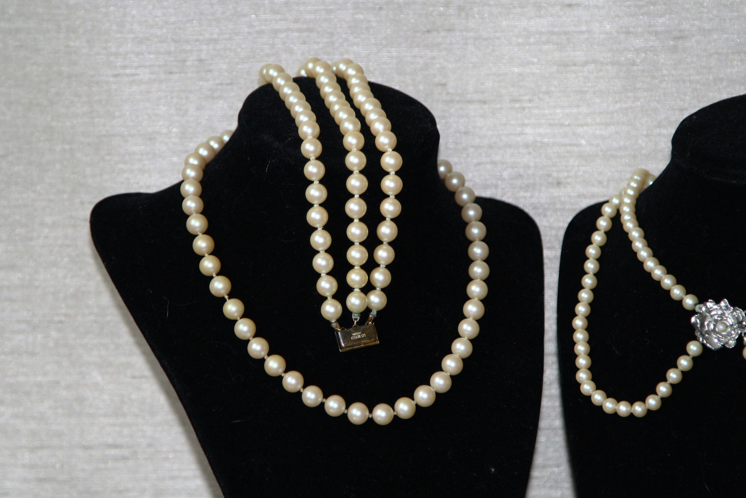 Grouping of Vintage Faux Pearl Jewelry
