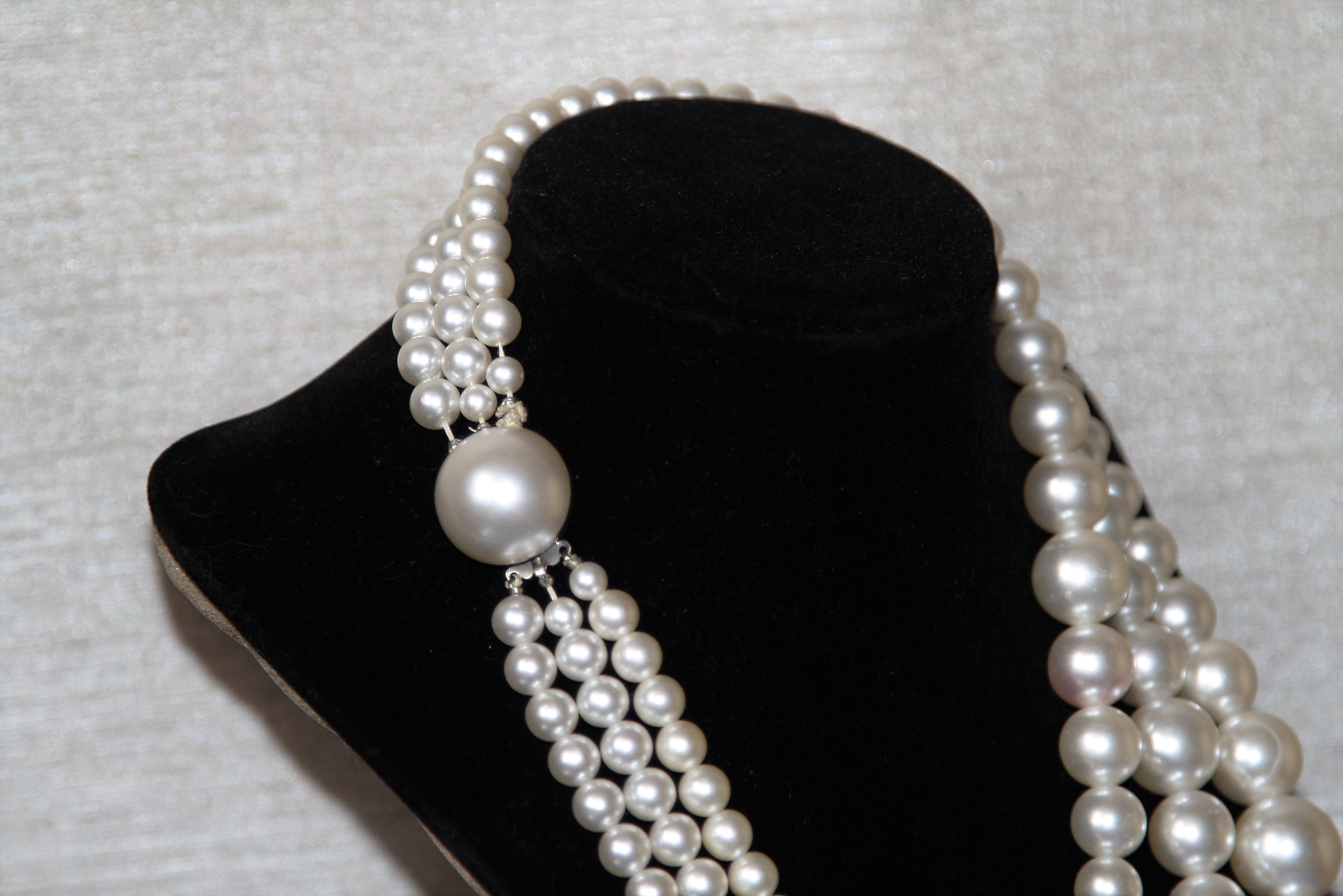 Grouping of Vintage Faux Pearl Jewelry