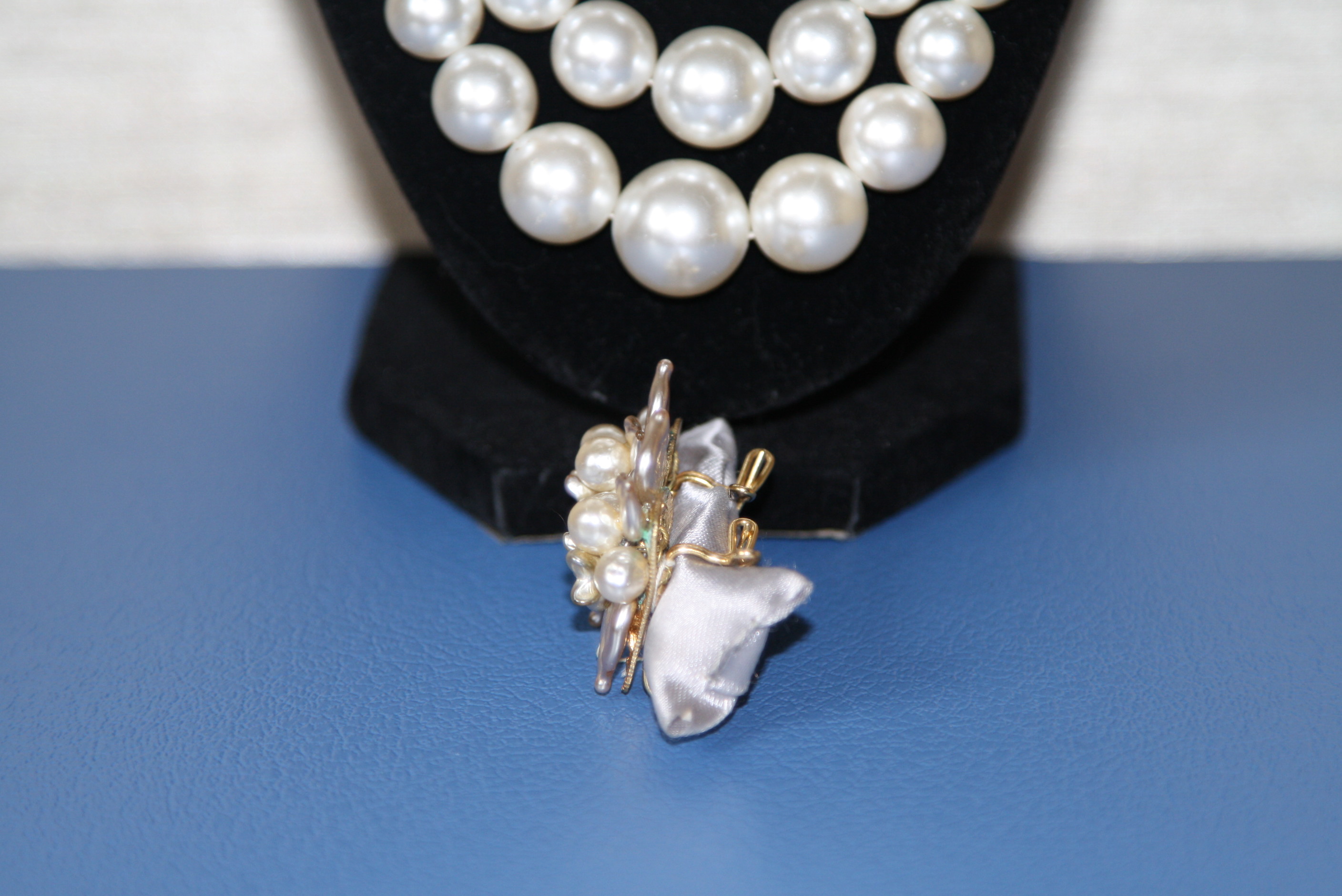 Grouping of Vintage Faux Pearl Jewelry