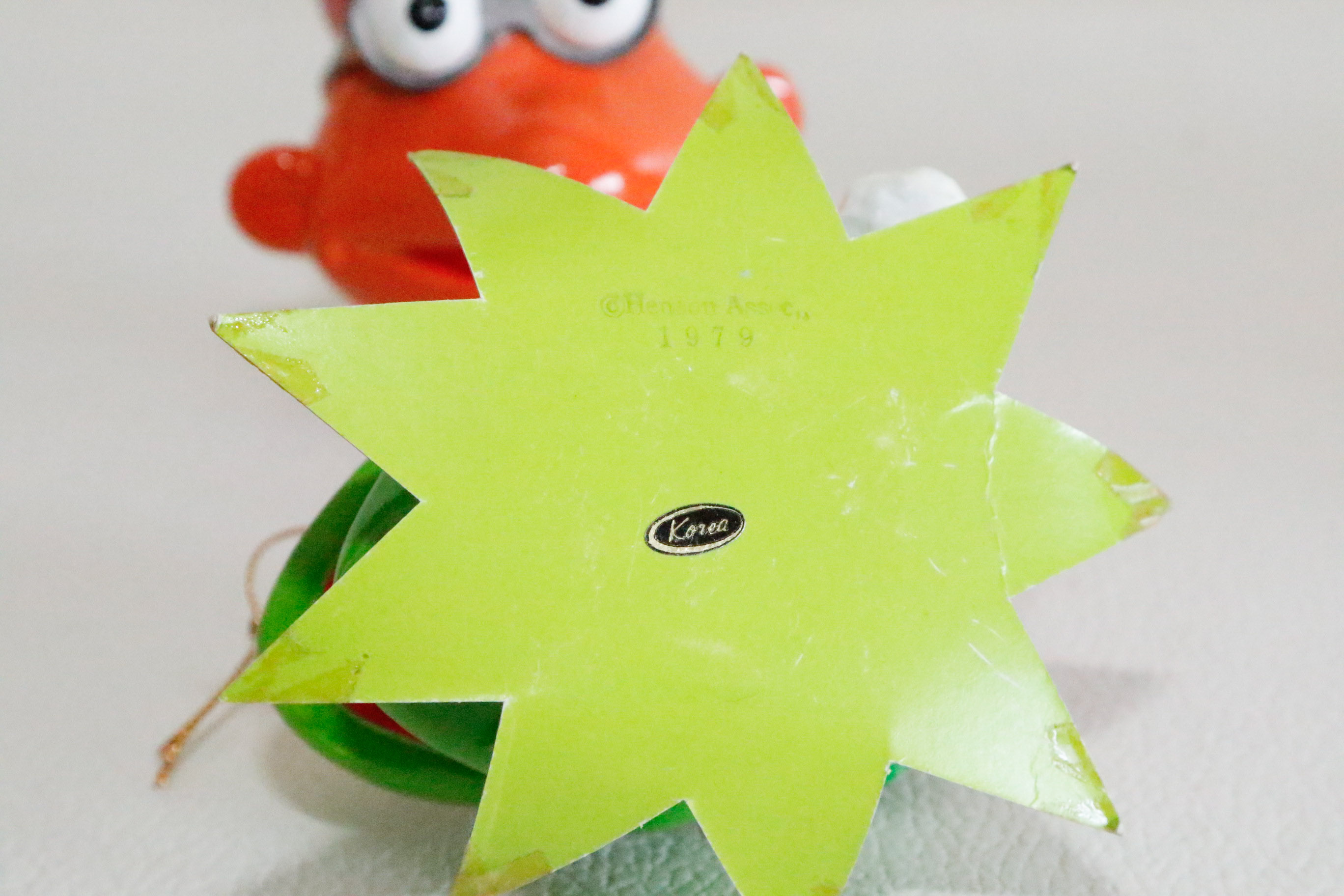 1979 Henson Assoc. "The Muppets" Christmas Ornaments - Set of Six