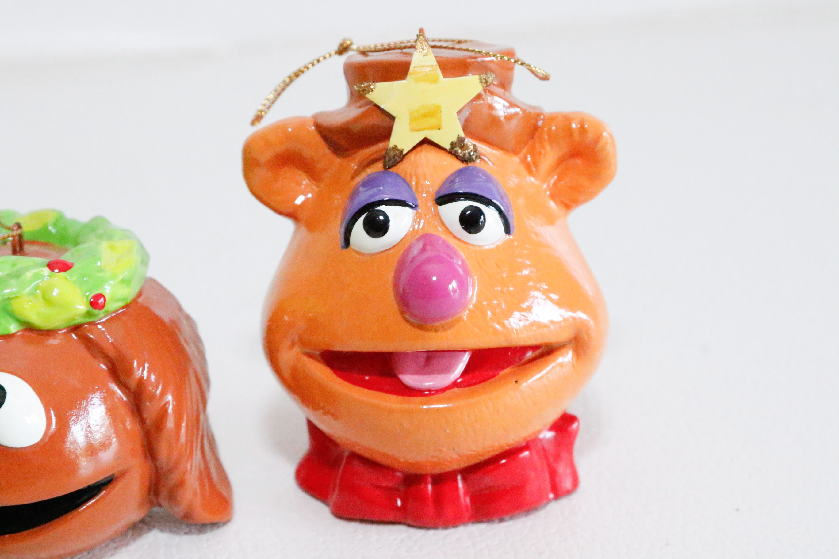 1979 Henson Assoc. "The Muppets" Christmas Ornaments - Set of Six