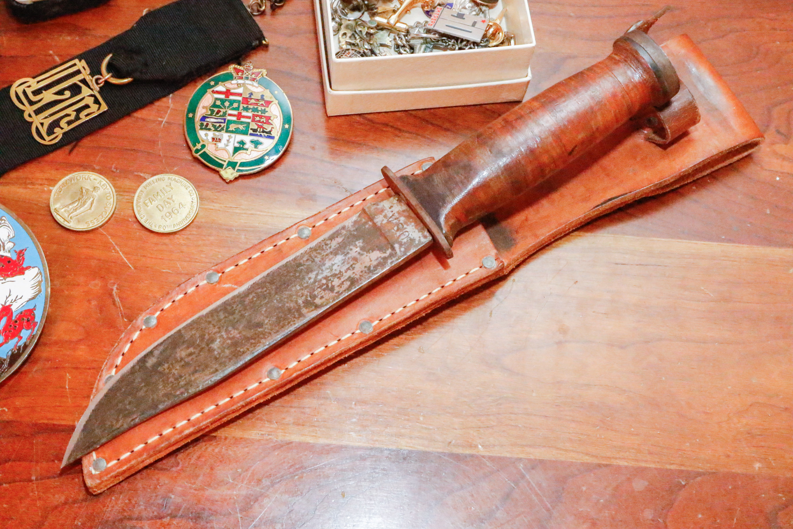 Military Ephemera Feat. a Robeson Shuredge Fighting Knife