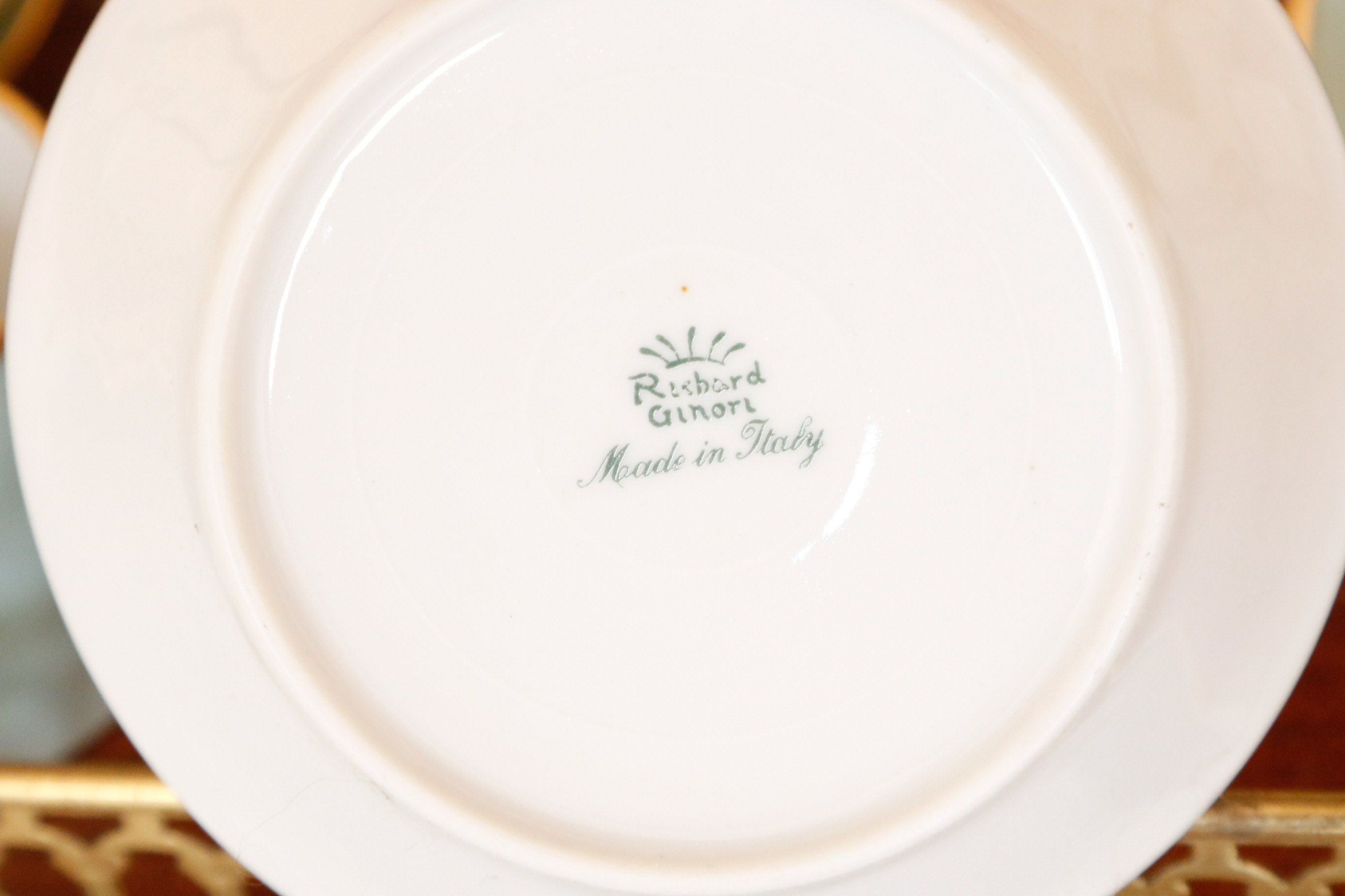 Richard Ginori Porcelain Tea and Espresso Service for Eight