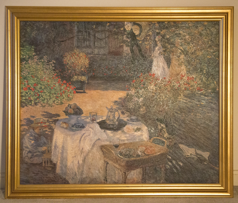 Authentic Artagraph Reproduction of Monet's "The Luncheon"