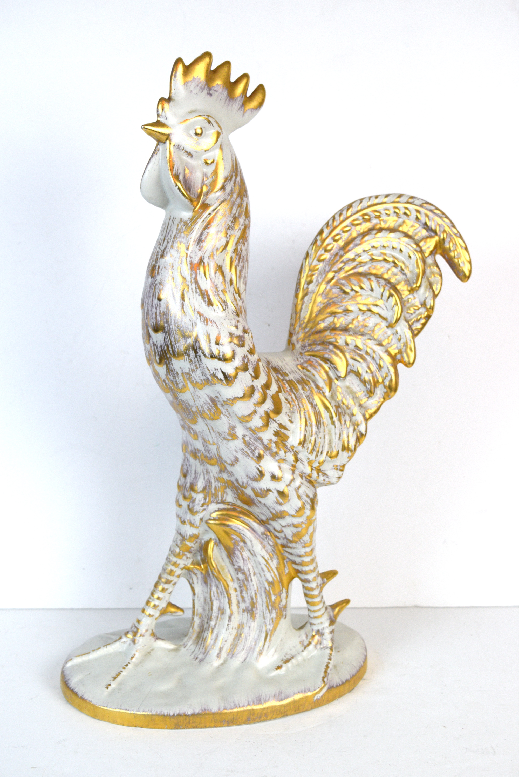 Mid Century Royal Haeger Ceramic Rooster Statue