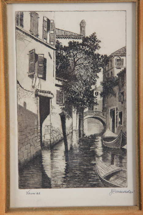 Venetian Pencil Drawing