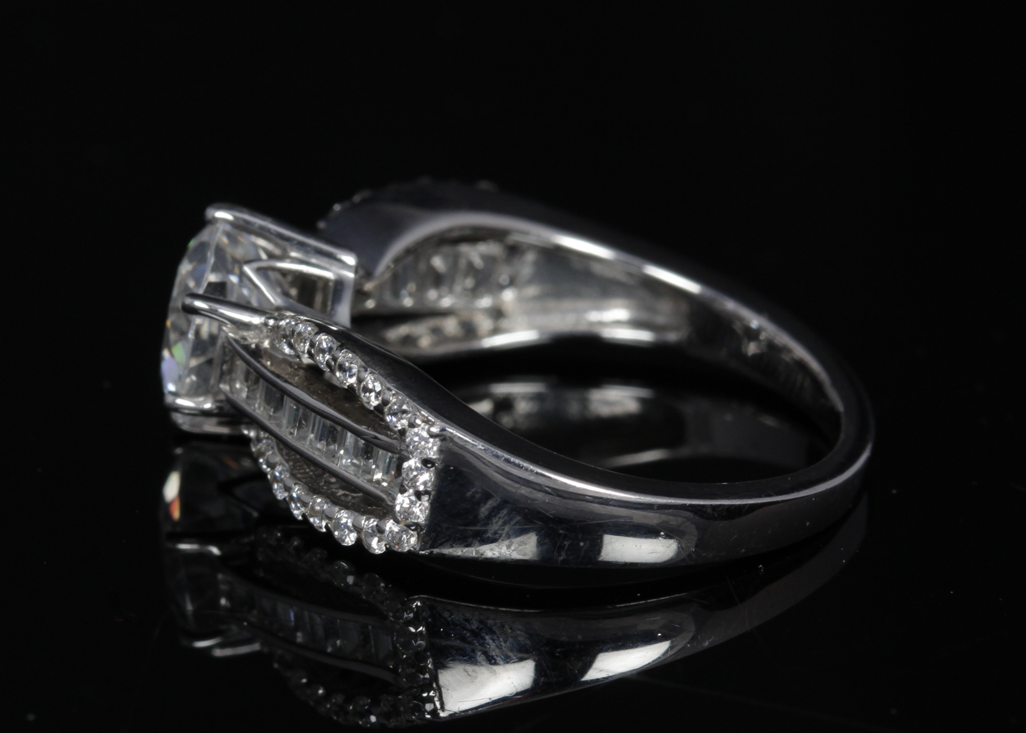 Sterling Silver Cubic Zirconia Ring