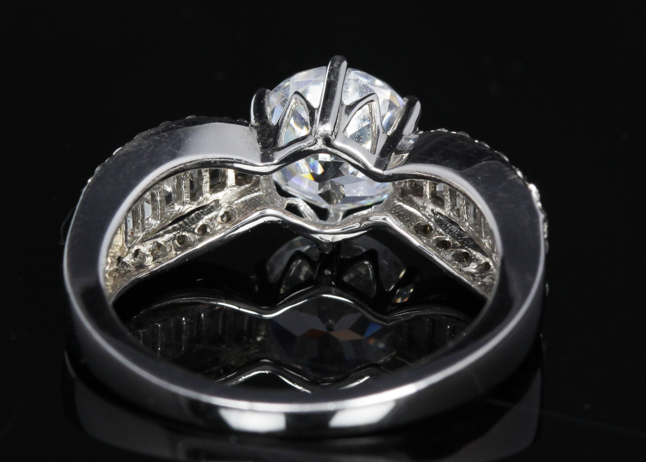 Sterling Silver Cubic Zirconia Ring