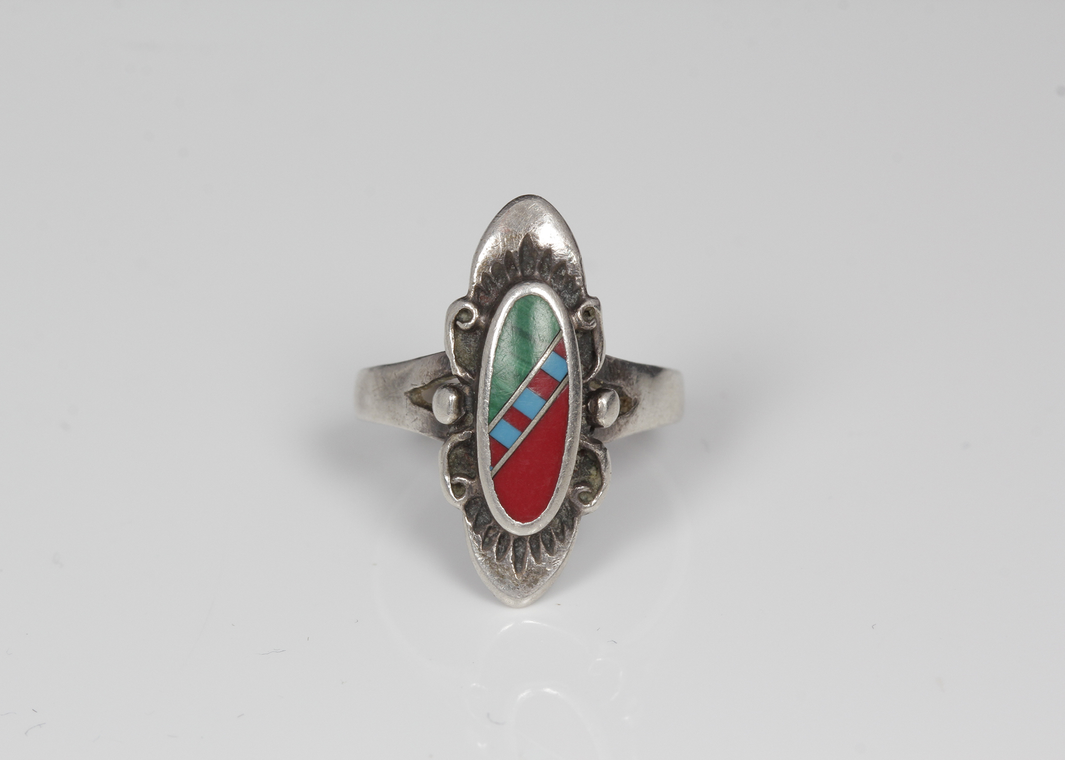 Sterling Silver Multi-Stone Ring