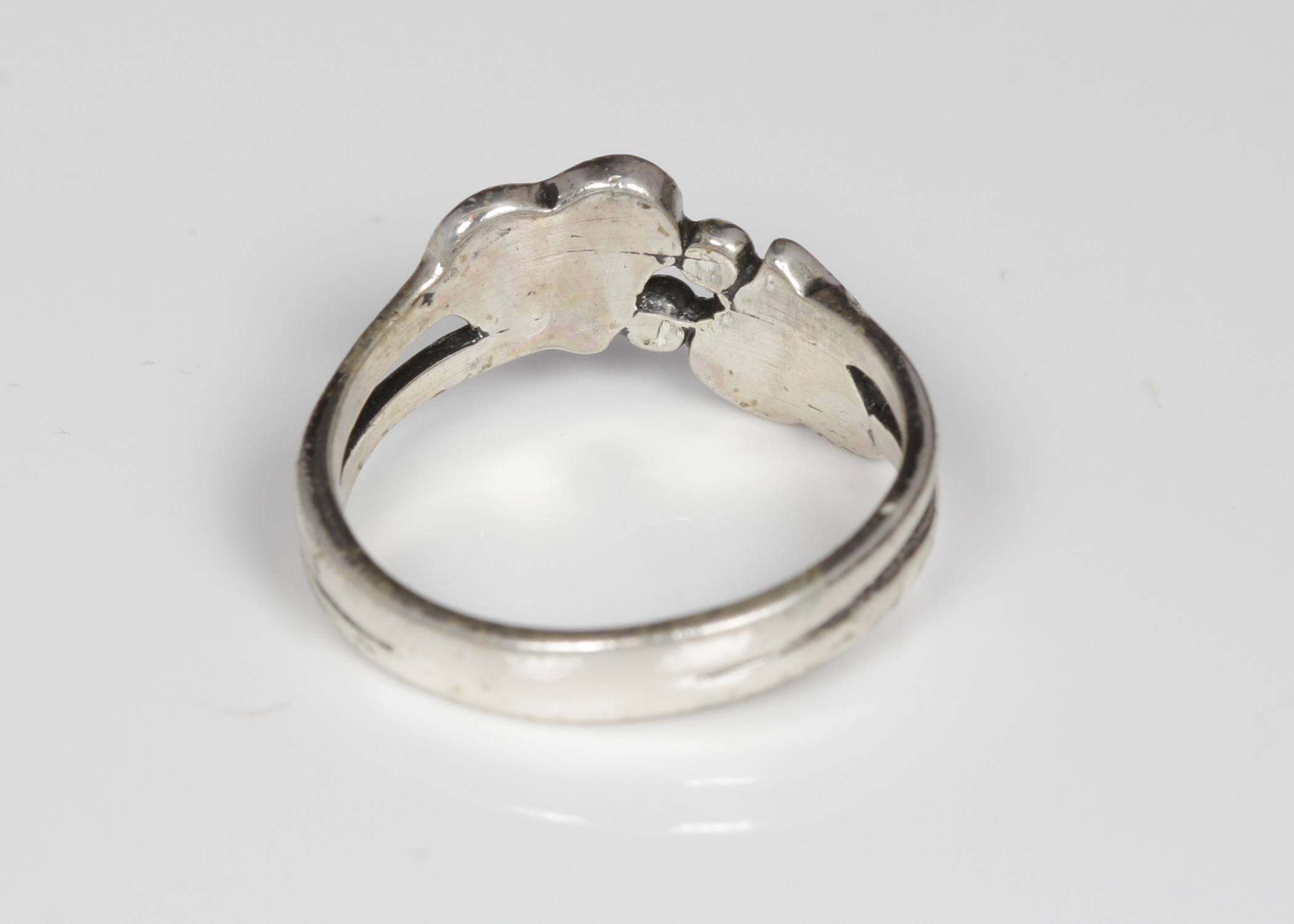 Sterling Silver Turquoise Heart Ring