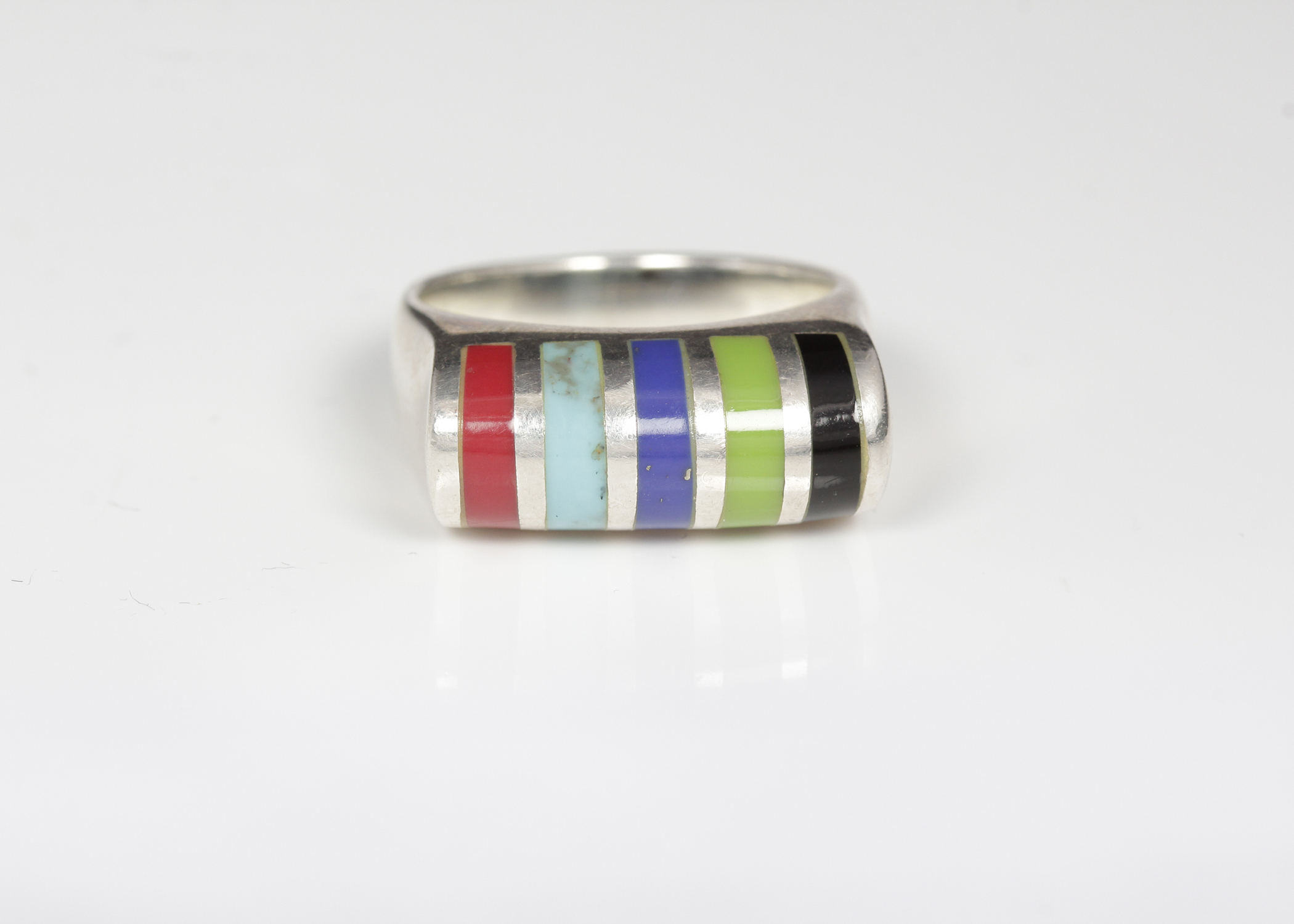 Sterling Silver Multi-Stone Ring