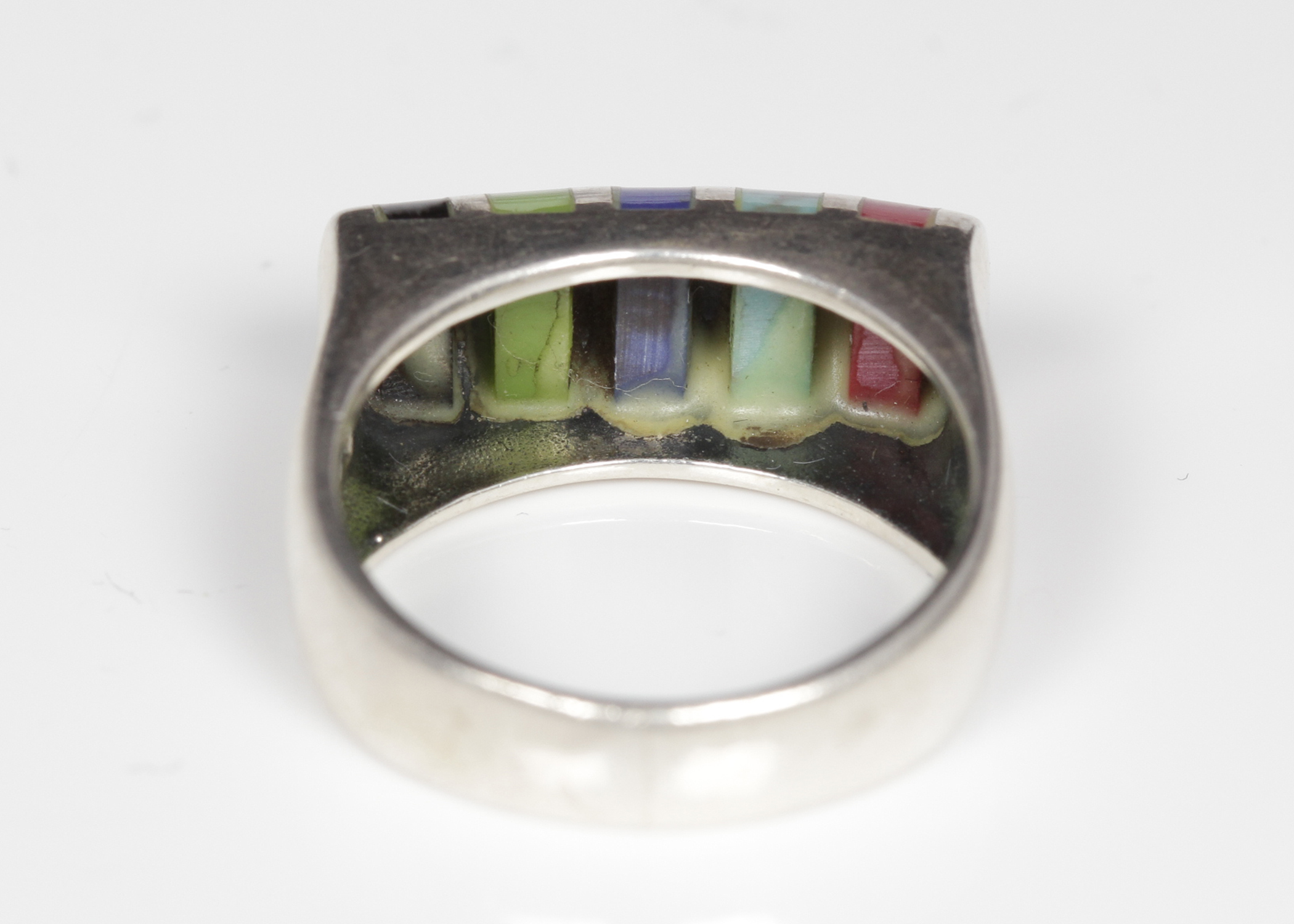 Sterling Silver Multi-Stone Ring