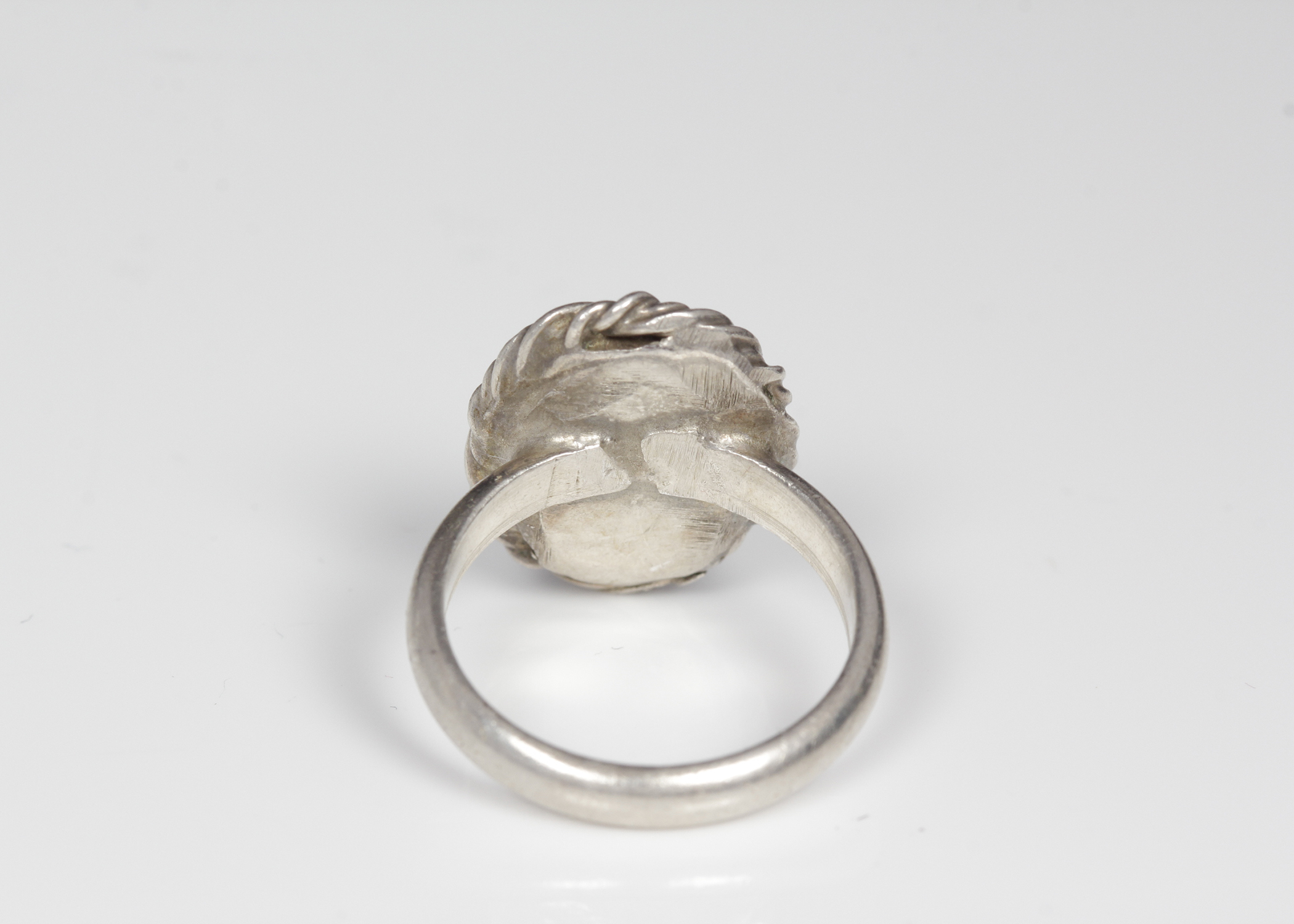 Silver Tone Turquoise RIng