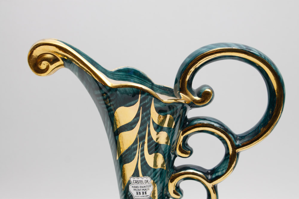 H. Bequet Peacock Coffee Table Set Quaregnon Belgium