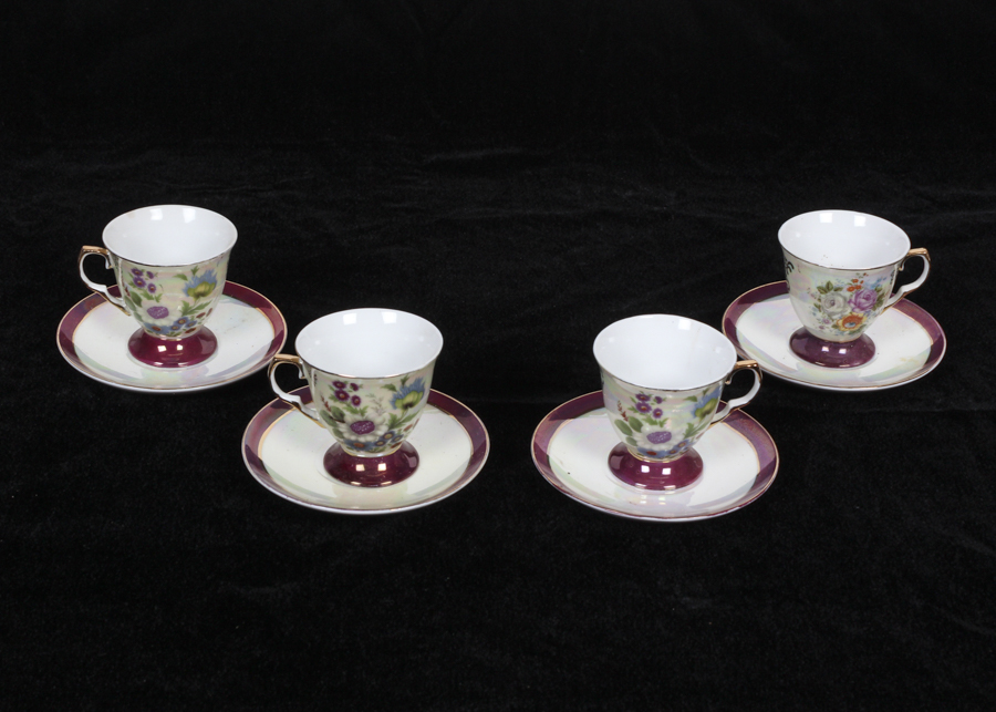 Bone China Tea Cups and Saucers