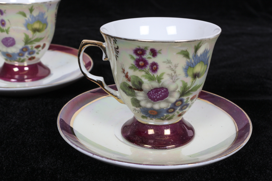 Bone China Tea Cups and Saucers