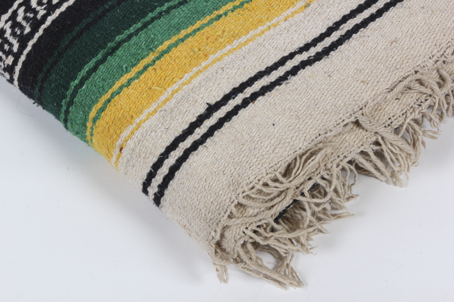 Vintage Rainbow and Plaid Camping Blankets