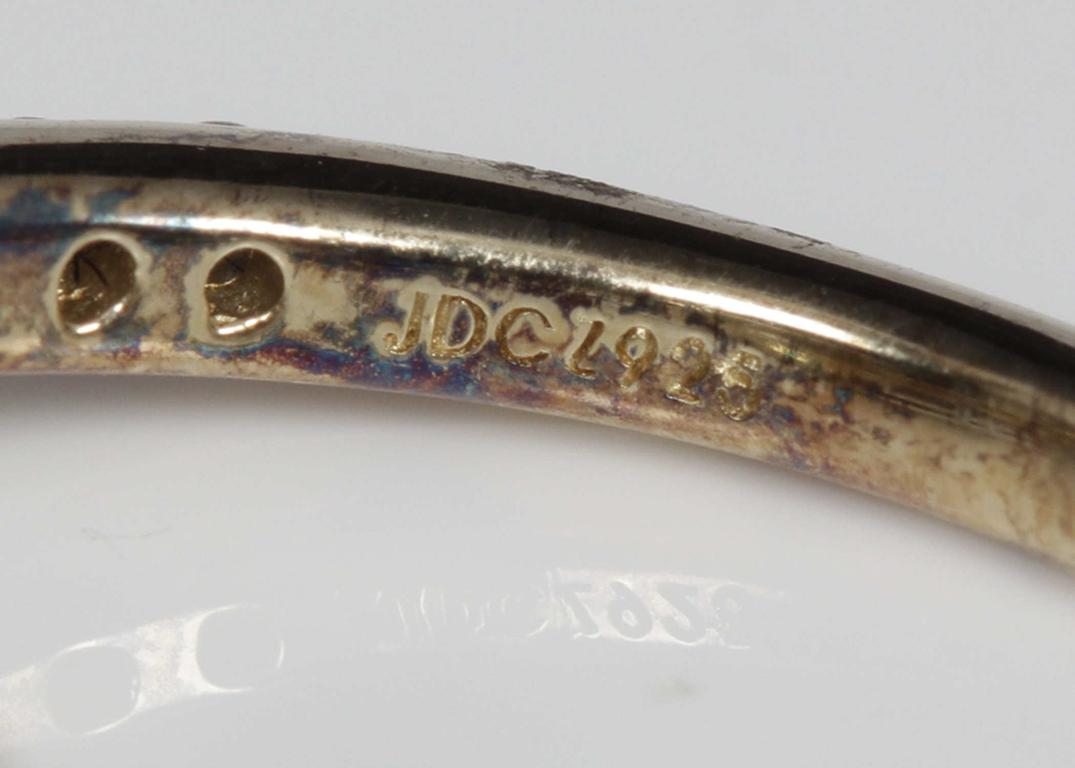 Gold Plated Sterling Silver Cubic Zirconia Ring