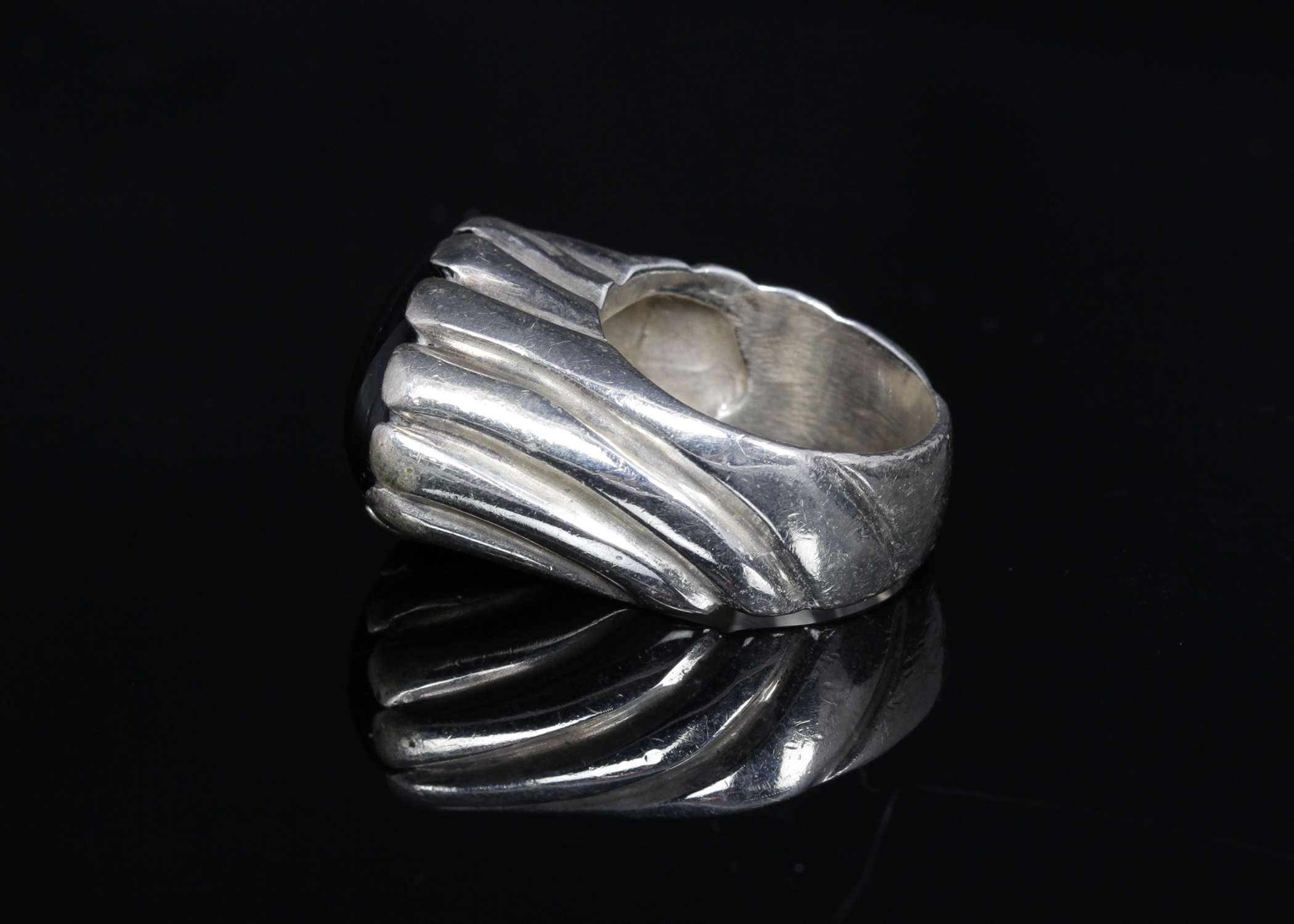 Sterling Silver Onyx Ring