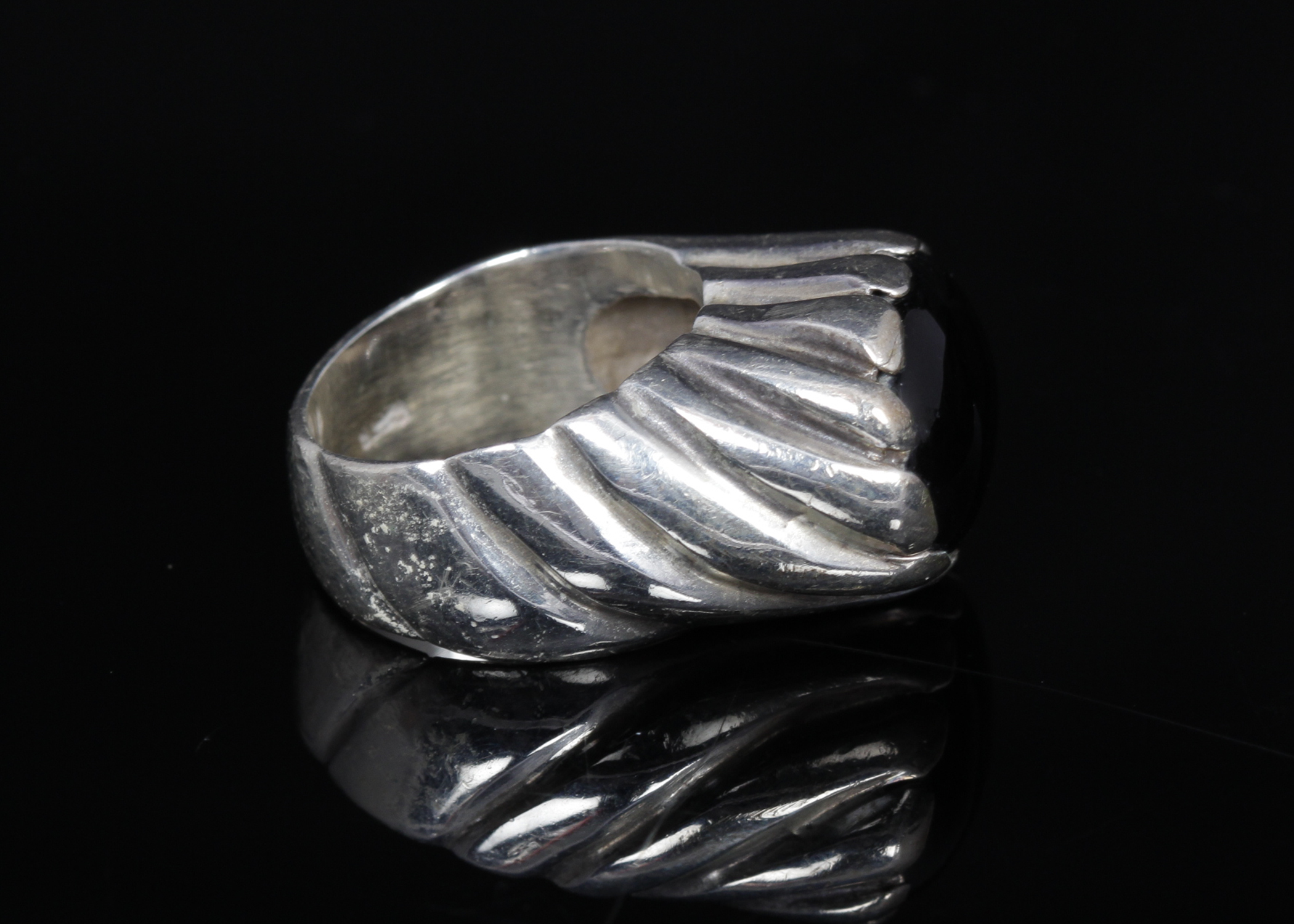 Sterling Silver Onyx Ring