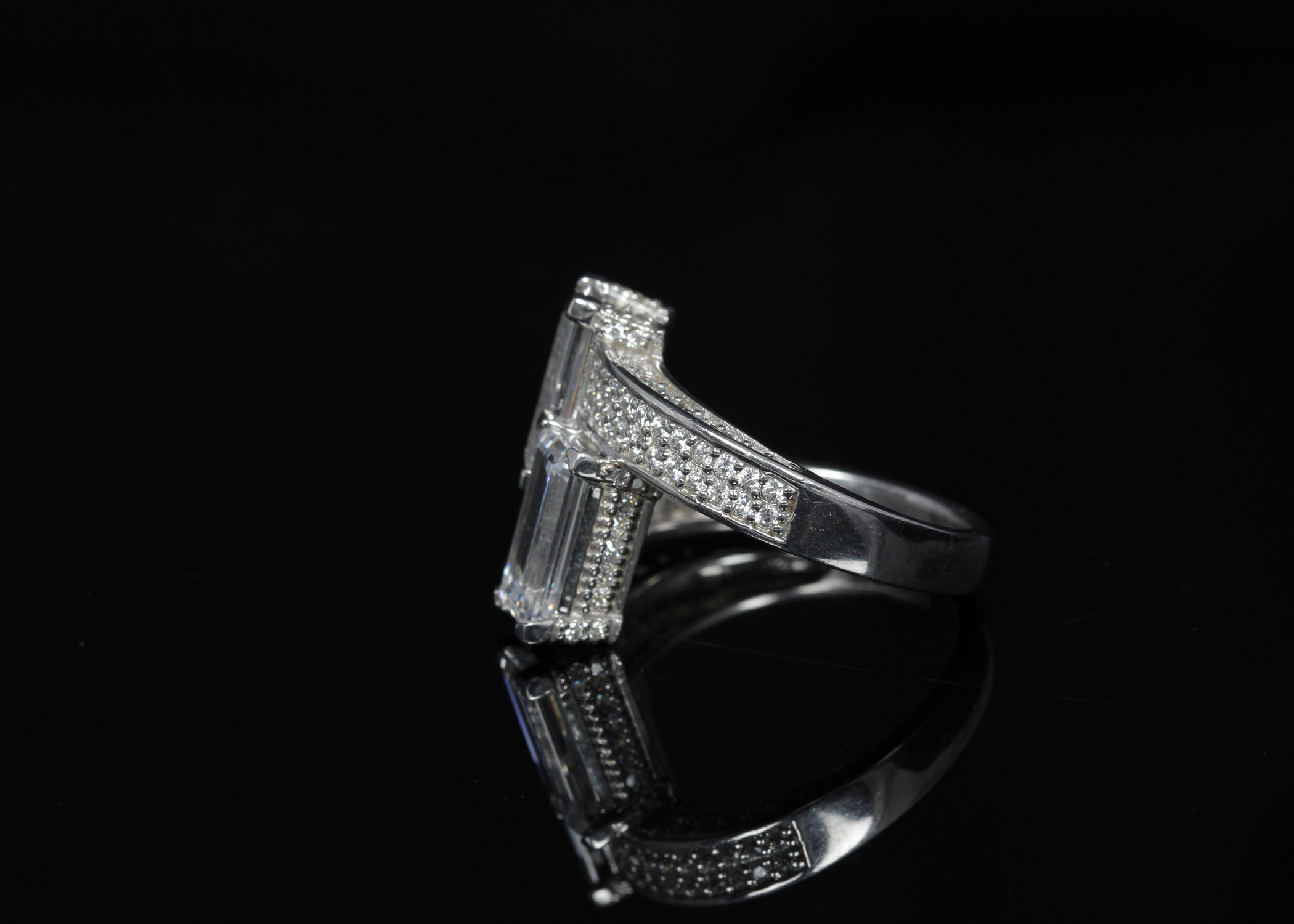 Sterling Silver Cubic Zirconia Ring