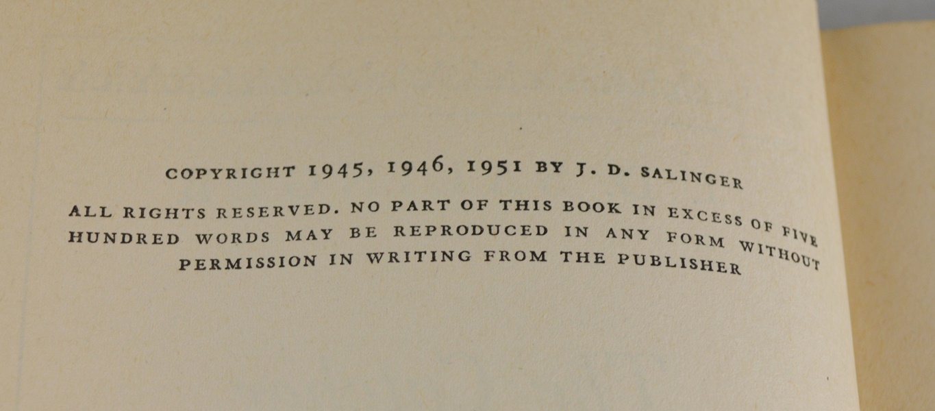 J.D. Salinger's "Catcher in the Rye", 1951
