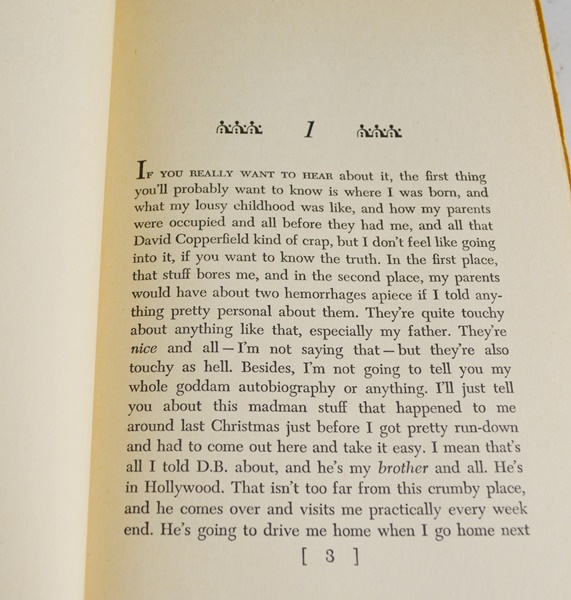 J.D. Salinger's "Catcher in the Rye", 1951