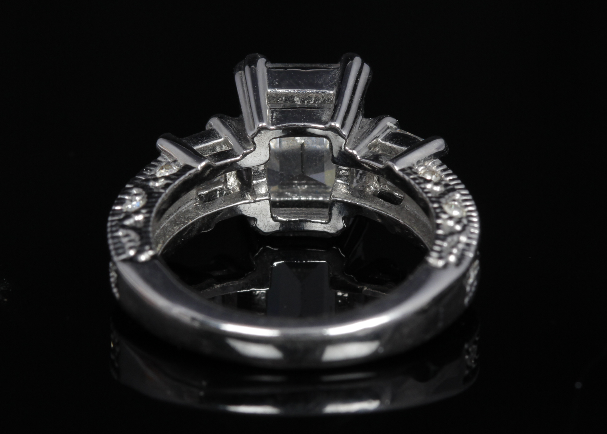 Gold Plated Cubic Zirconia Ring