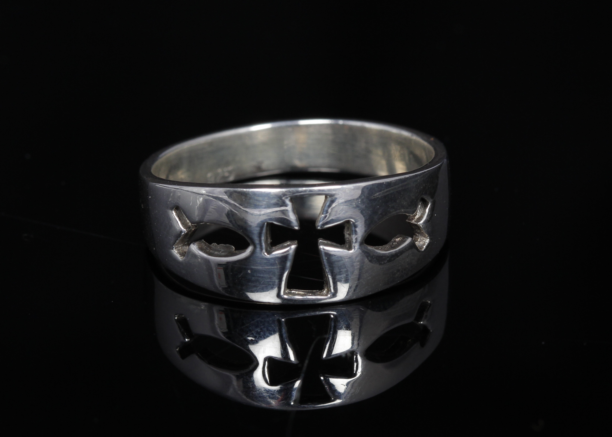 Sterling Silver Faith-Based Band