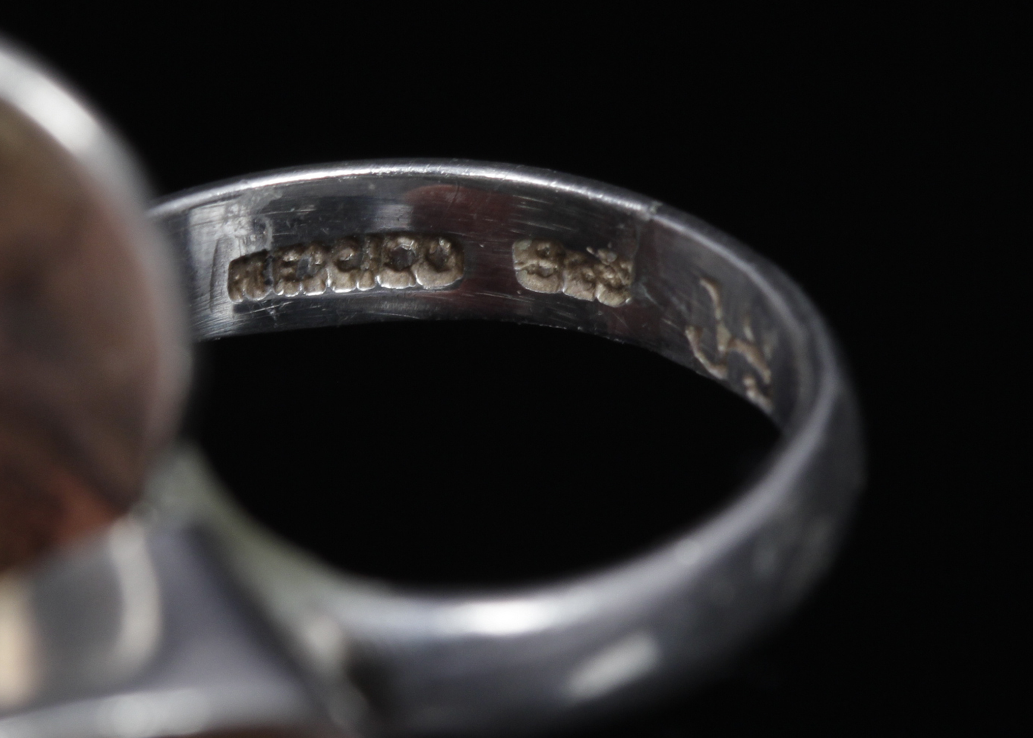 Modern Sterling Cubic Zirconia Ring